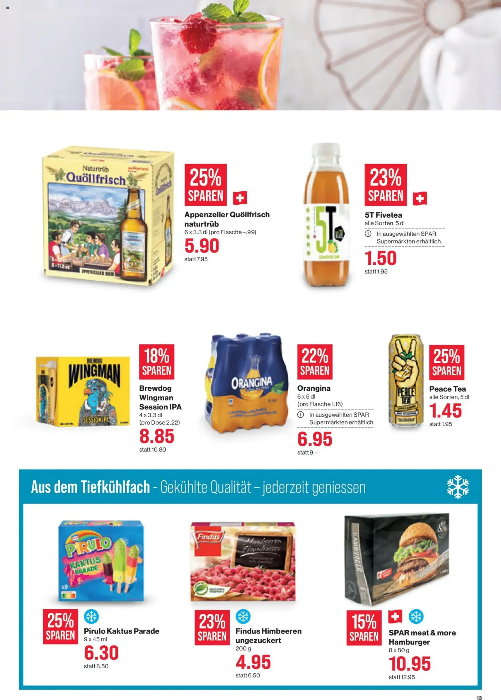 SPAR aktionen - Gültiger Prospekt ab 20.08.2026, Seite 13 von insgesamt 17