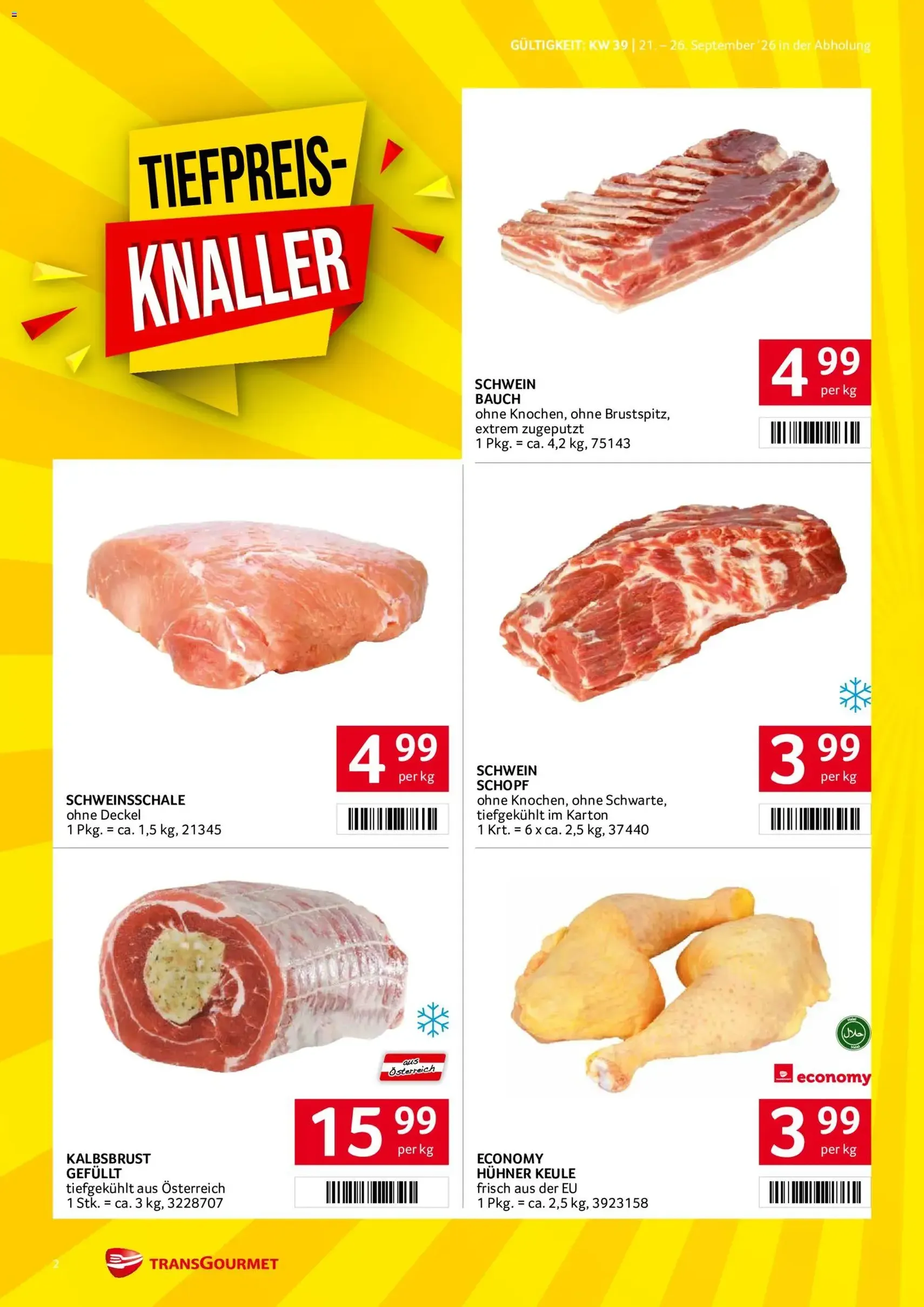 Transgourmet Flugblatt - Gültiger Prospekt ab 20.09.2026, Seite 2 von insgesamt 38