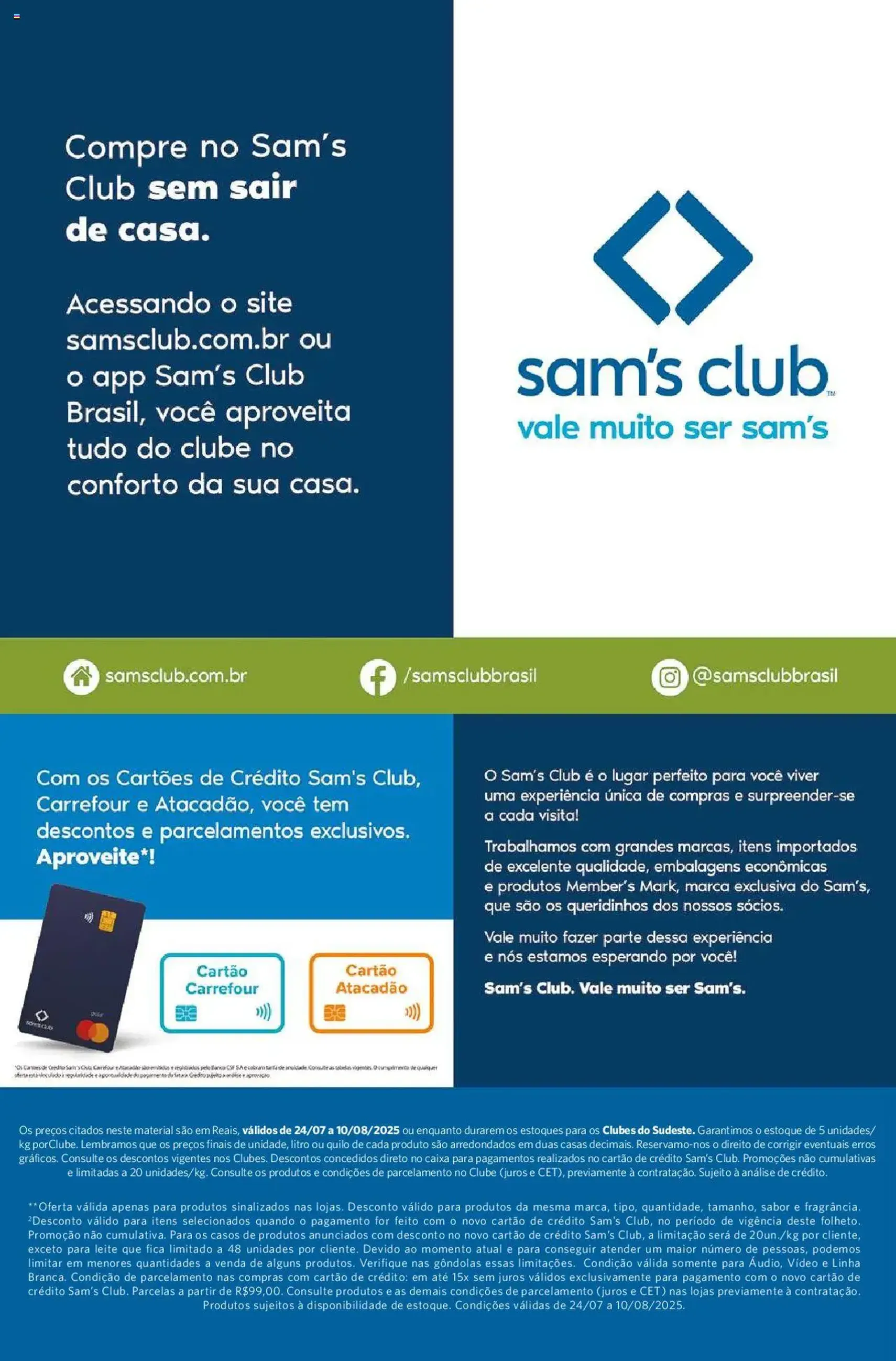 Sam's Club - Ofertas Dia dos Pais - folheto válido a partir de 24/07/2025 página 11 de 11 Sam's Club - Ofertas Dia dos Pais - folheto válido a partir de 24/07/2025 página 11 de 11
