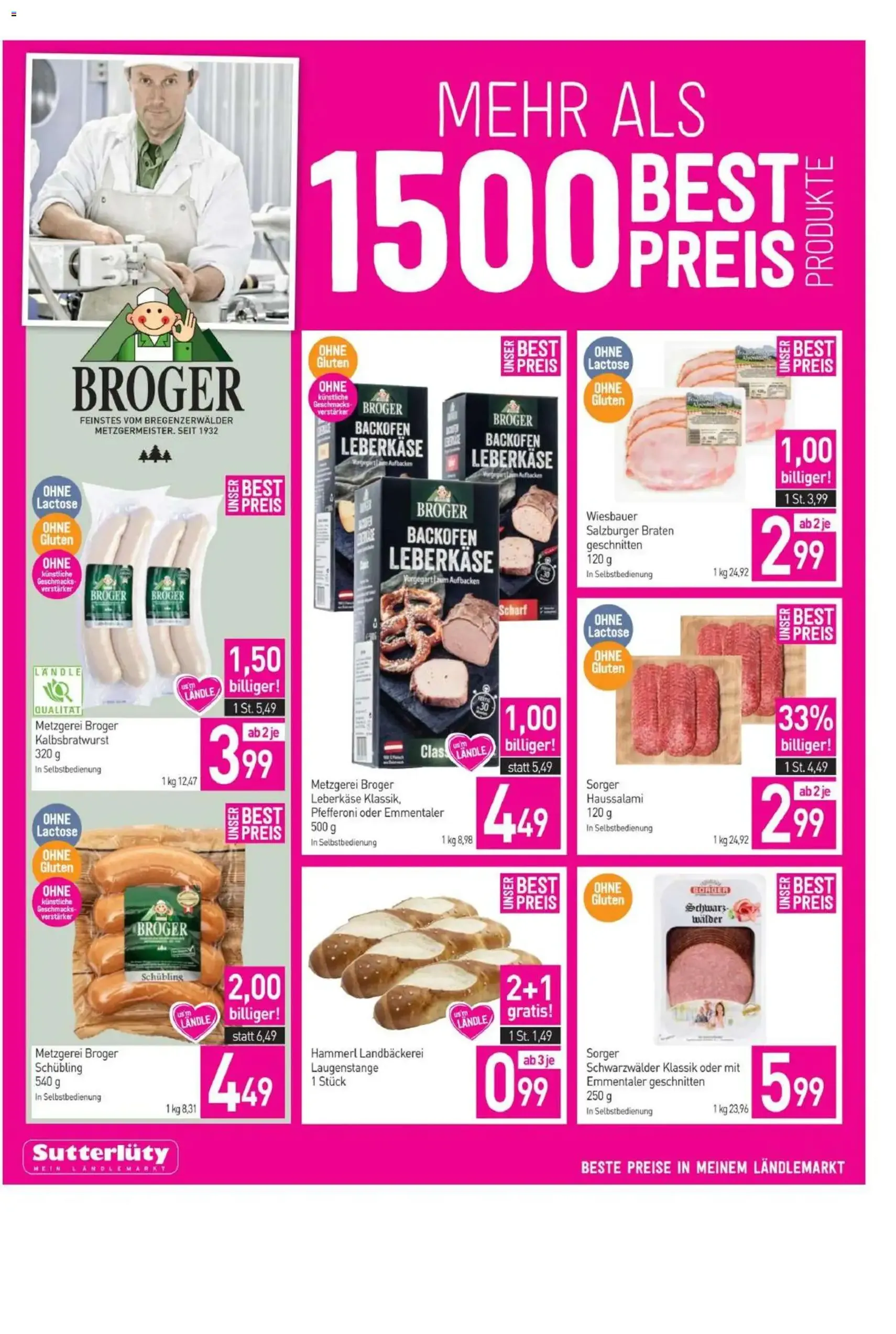 Sutterlüty Flugblatt - Gültiger Prospekt ab 26.02.2026, Seite 2 von insgesamt 20
