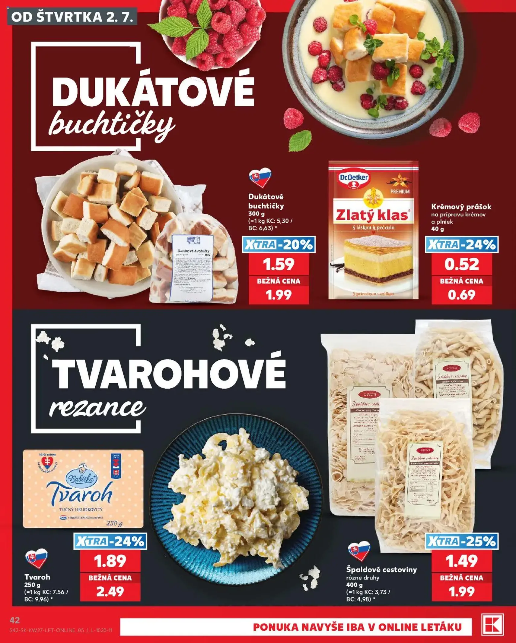 Kaufland SK akciós újság - 2026.07.02. érvényes szórólap 42 oldal 80 oldalból