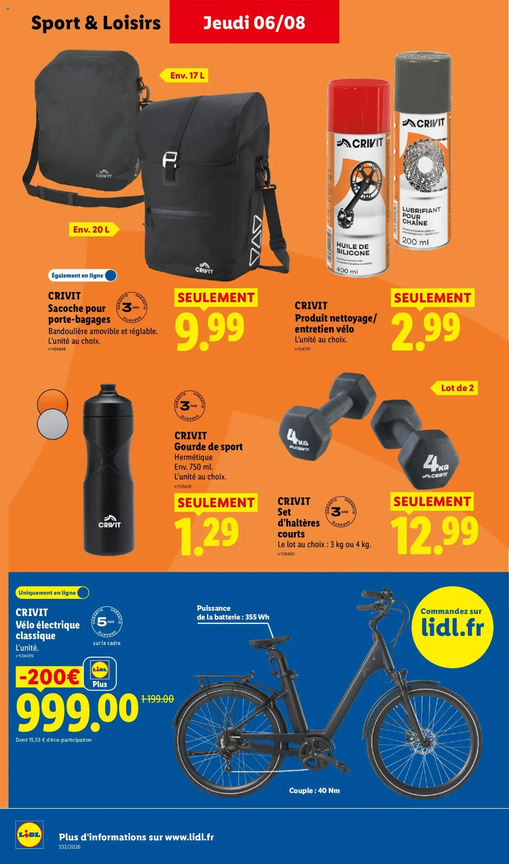 LIDL catalogue - brochure valable à partir du 06/08/2026, page 40 sur 61