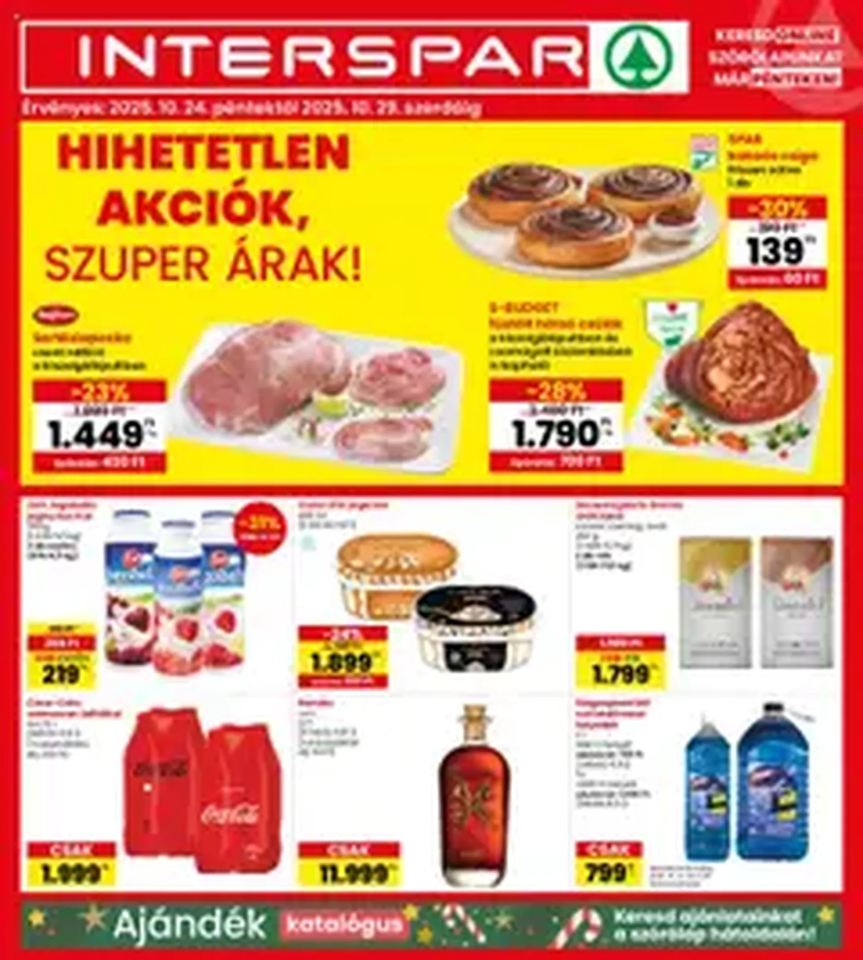 Interspar Akciós újság - 2025.10.24. érvényes szórólap 1 oldal 1 oldalból