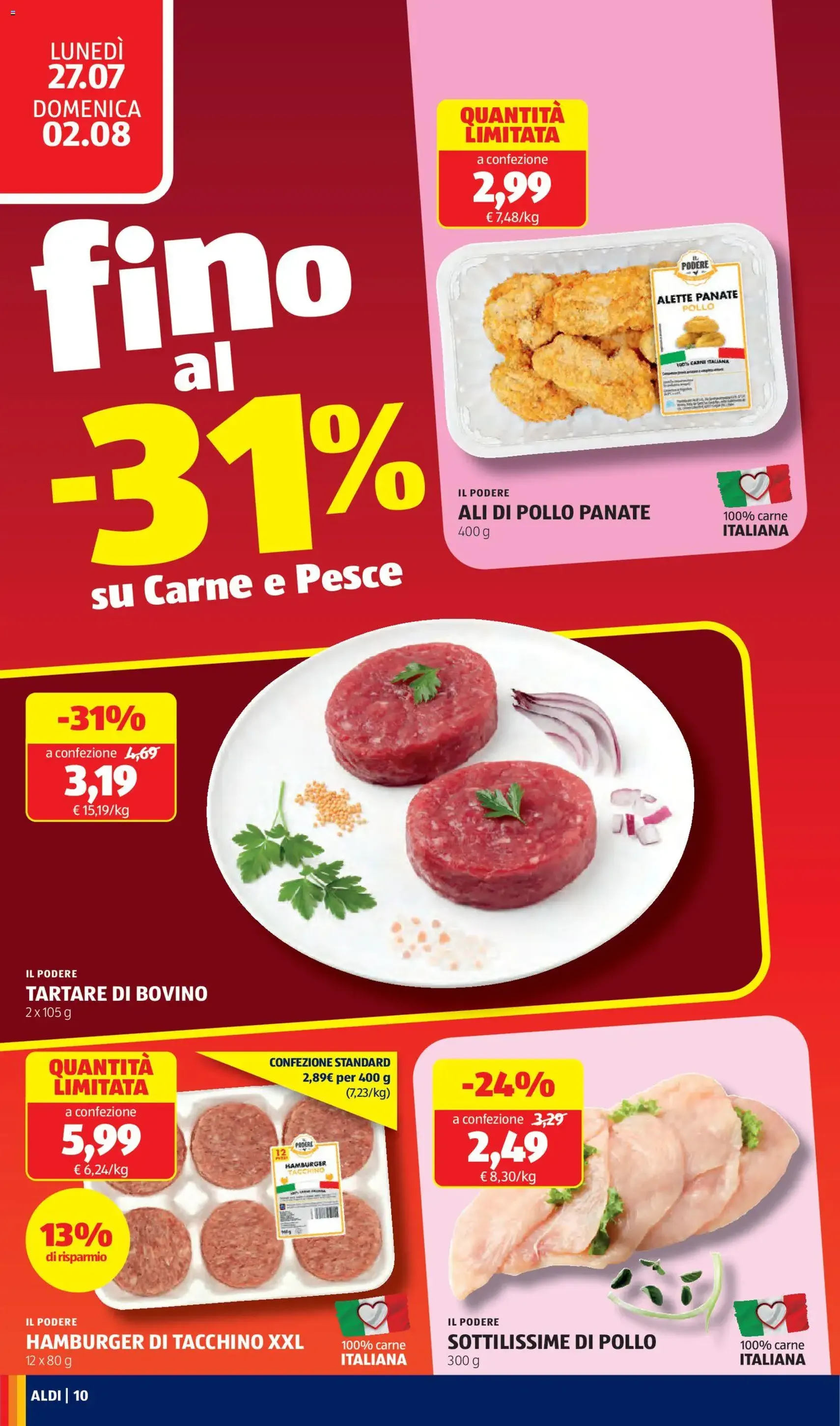 Aldi volantino - volantino valido dal 27/07/2026 pagina 10 di 32