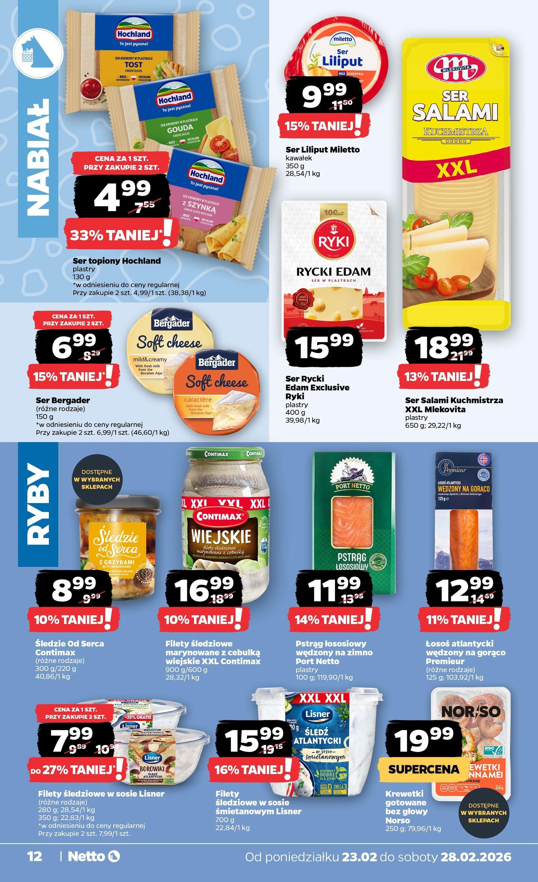 Netto gazetka - Spożywcza - ważny gazetka od 23.02.2026 strona 12 z 36