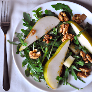 Recipe preview Warm Pear and Walnut Salad