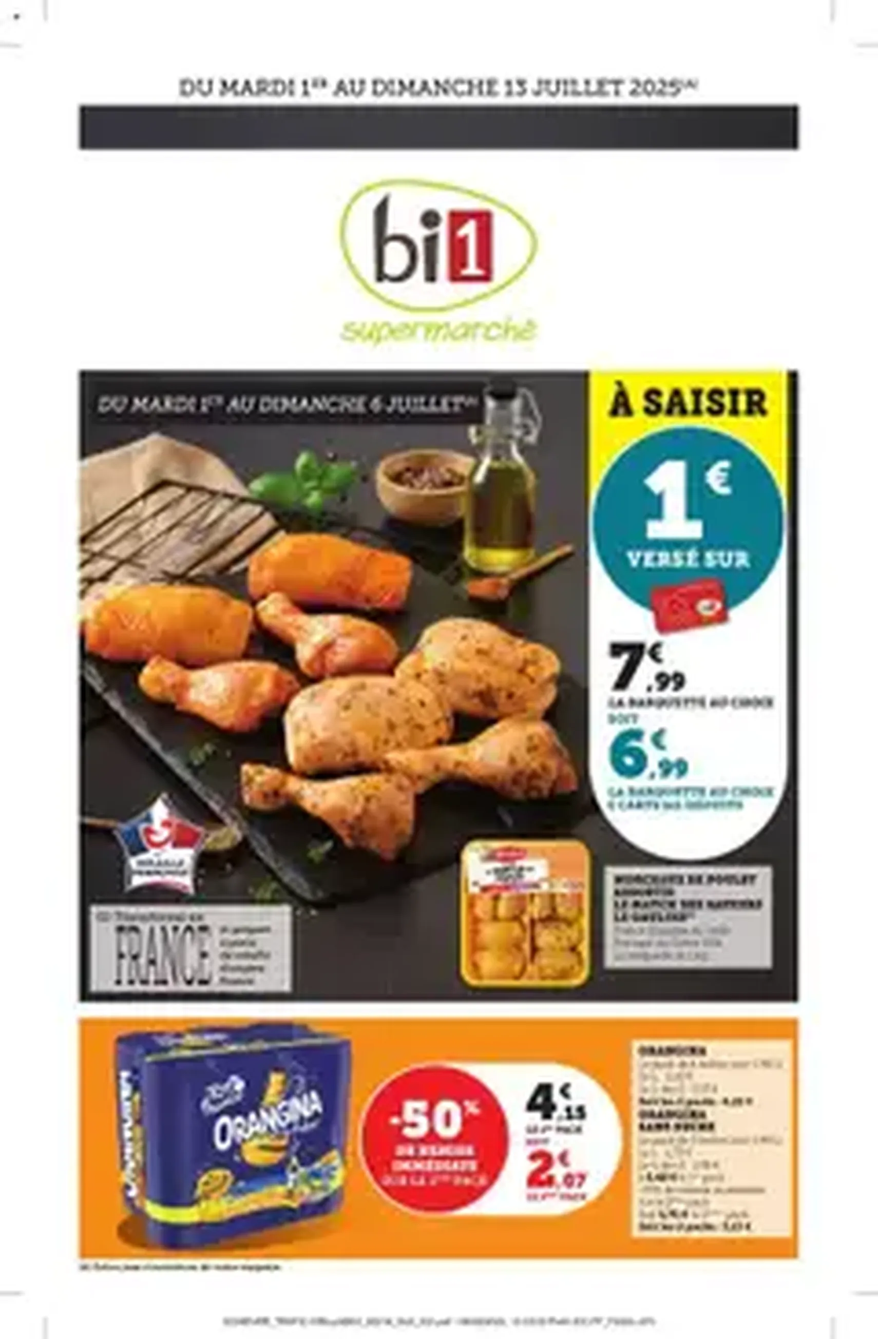 Bi1 catalogue - brochure valable à partir du 01/07/2025, page 1 sur 1