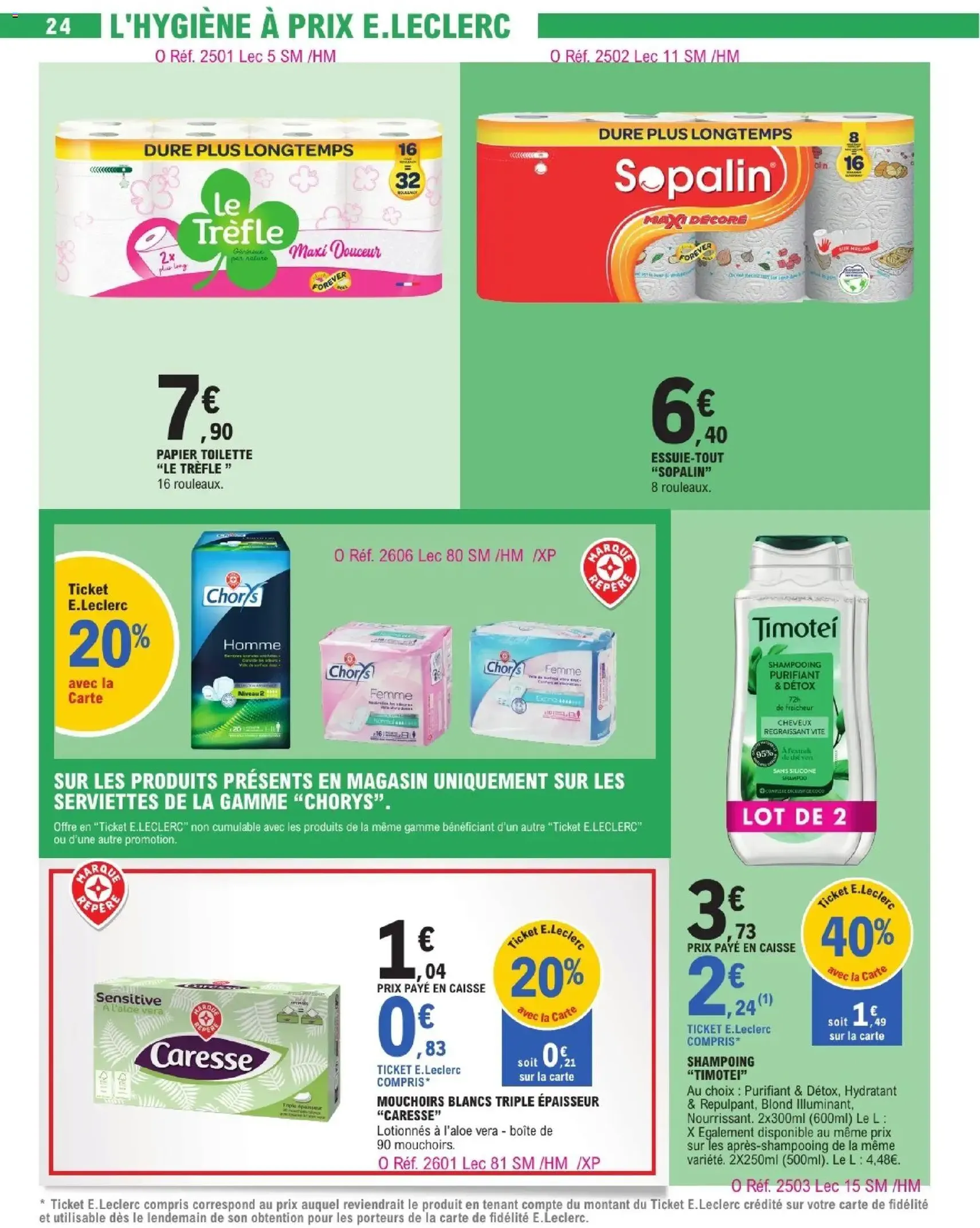 E.Leclerc catalogue de la semaine 13 - brochure valable à partir du 24/03/2026, page 24 sur 63