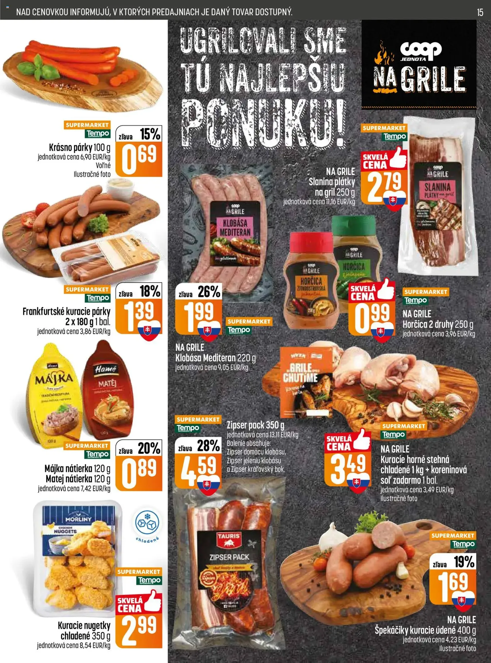COOP Jednota leták - platný leták od 07.05.2026 strana 15 z 28