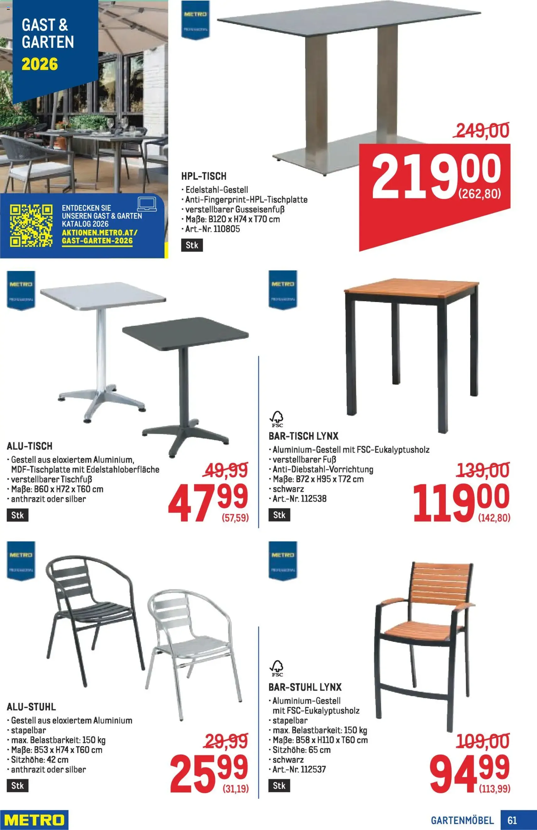 Metro Profi - Gültiger Prospekt ab 05.02.2026, Seite 61 von insgesamt 64