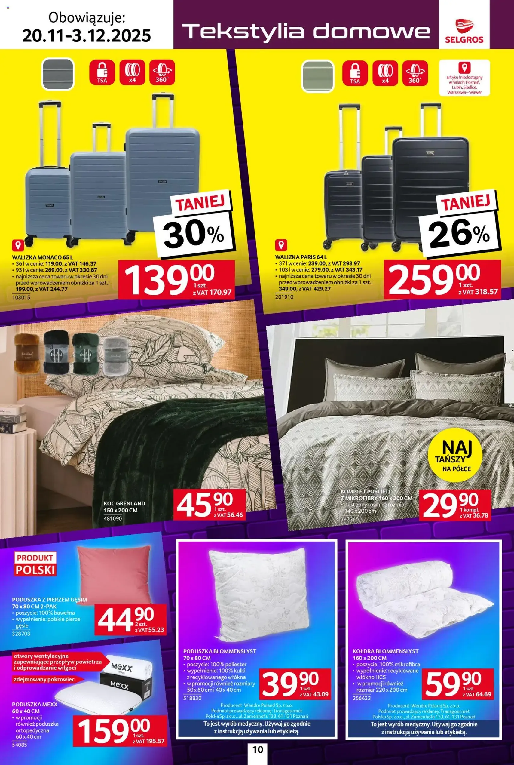 Selgros cash&carry Black Friday - ważny gazetka od 20.11.2025 strona 10 z 15