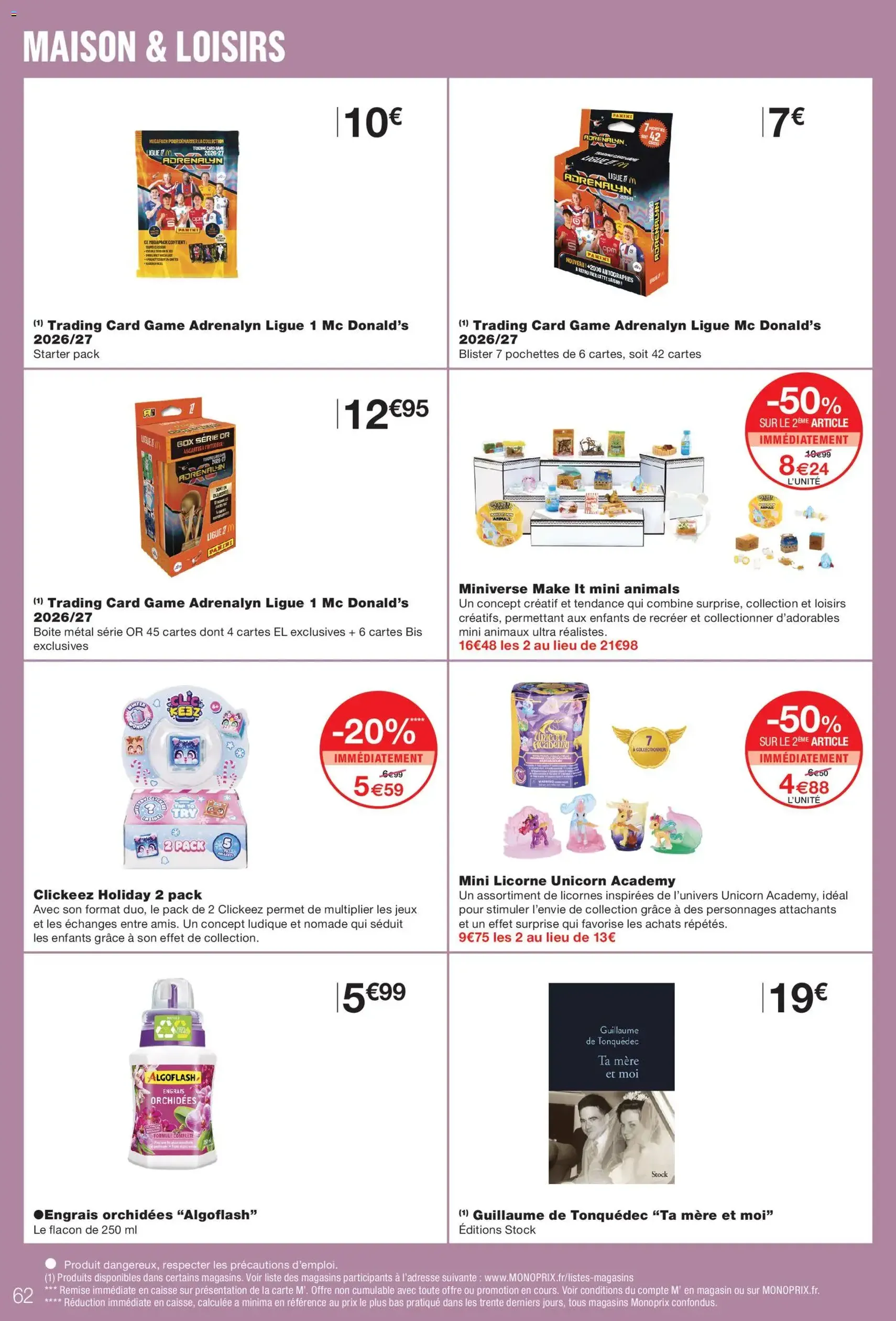 Monoprix catalogue - brochure valable à partir du 22/09/2026, page 62 sur 64