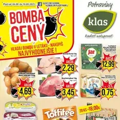 Klas leták - náhľad letáku platný od 04.08.2025