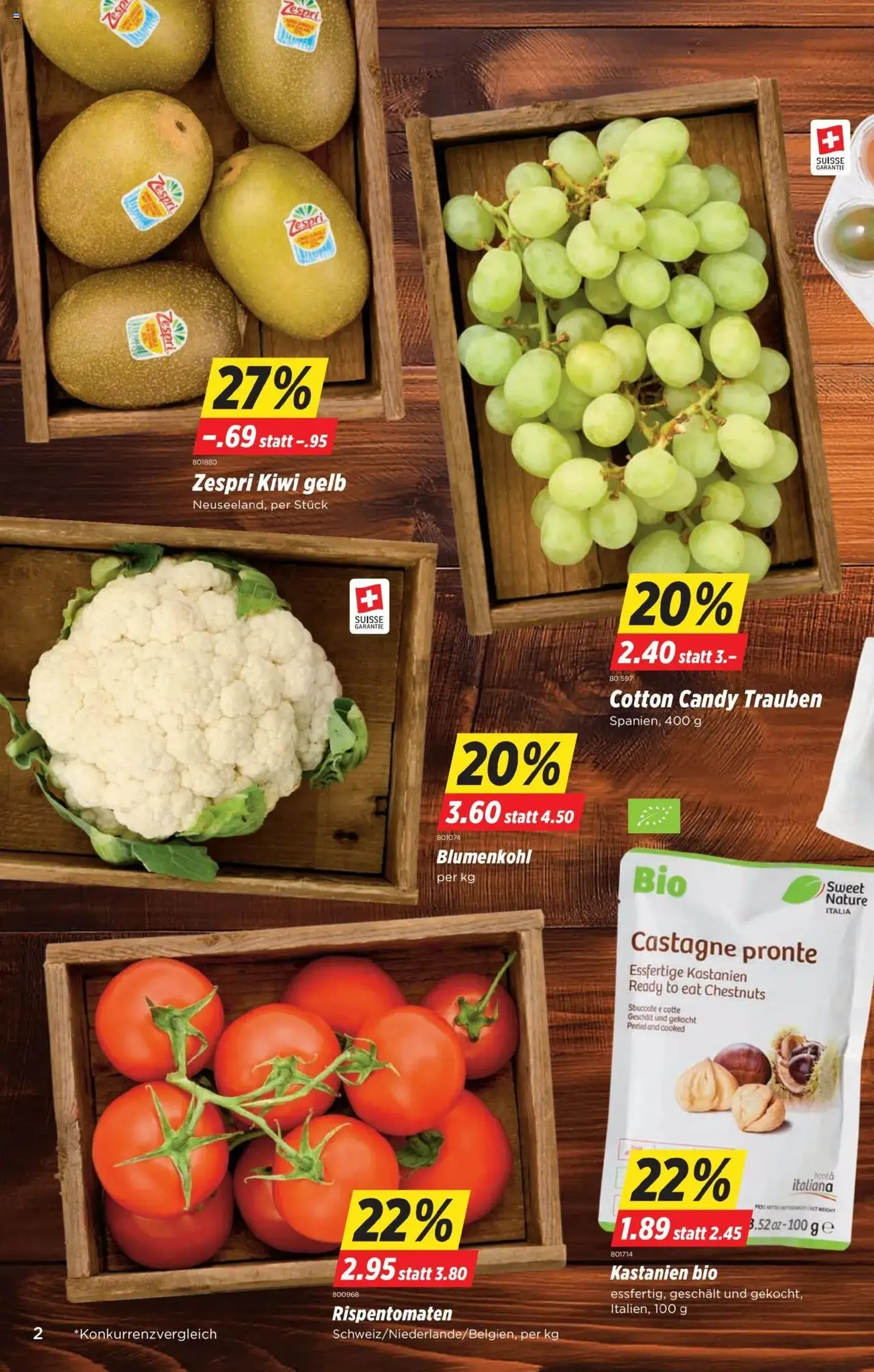 Denner Aktionen - Gültiger Prospekt ab 09.09.2025, Seite 2 von insgesamt 24