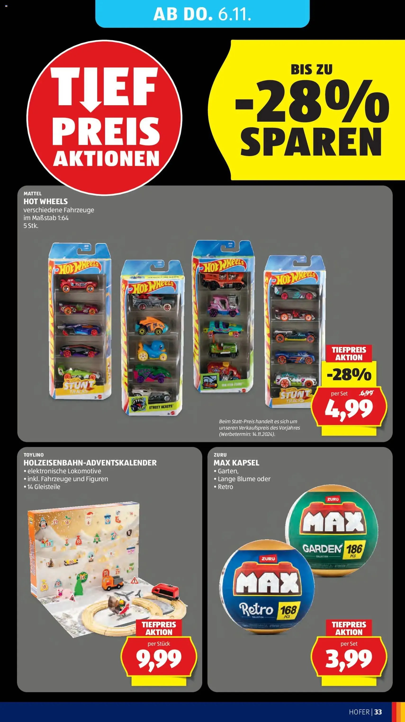 Hofer Flugblatt - Gültiger Prospekt ab 30.10.2025, Seite 37 von insgesamt 45