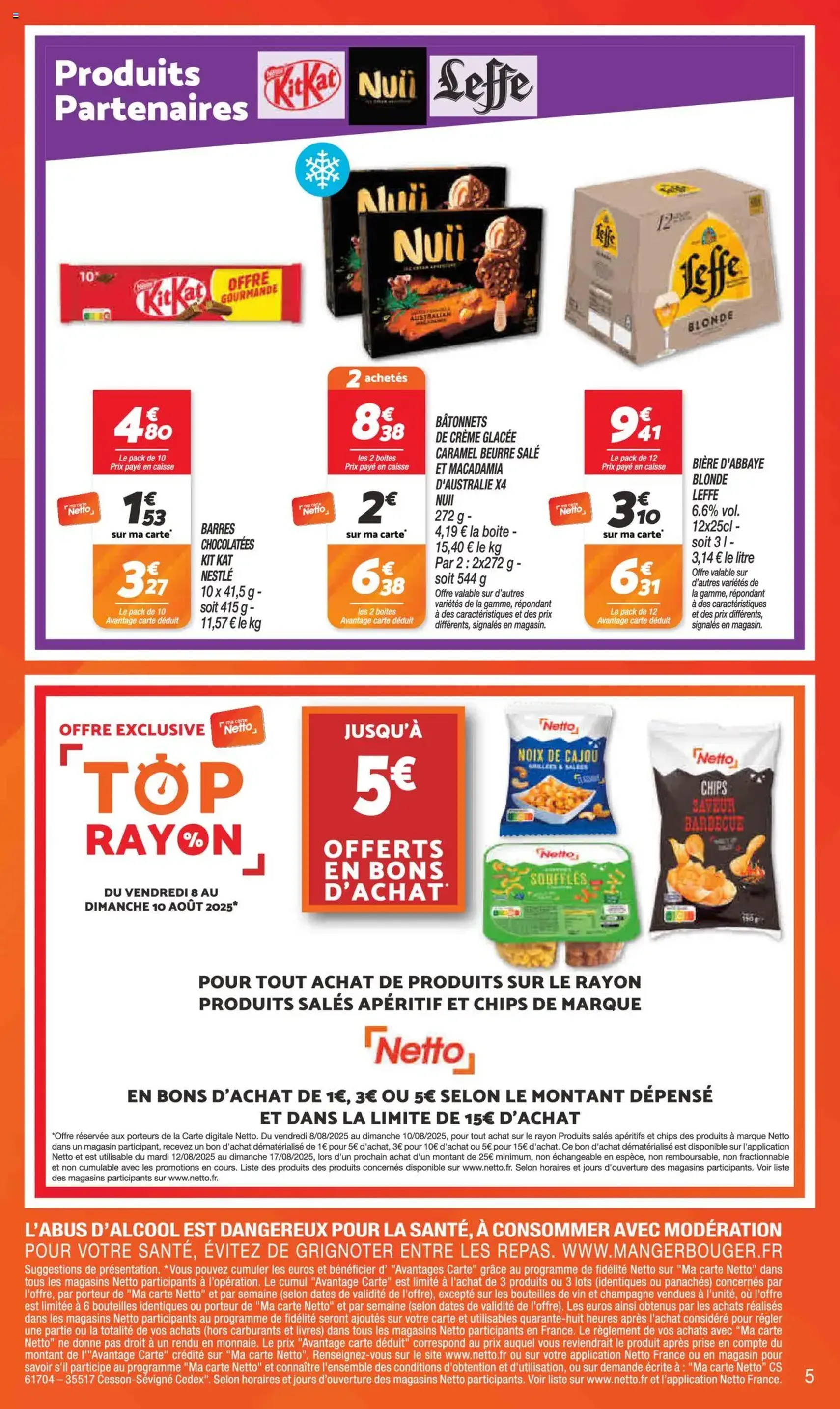 Netto catalogue - brochure valable à partir du 05/08/2025, page 5 sur 12 Netto catalogue - brochure valable à partir du 05/08/2025, page 5 sur 12