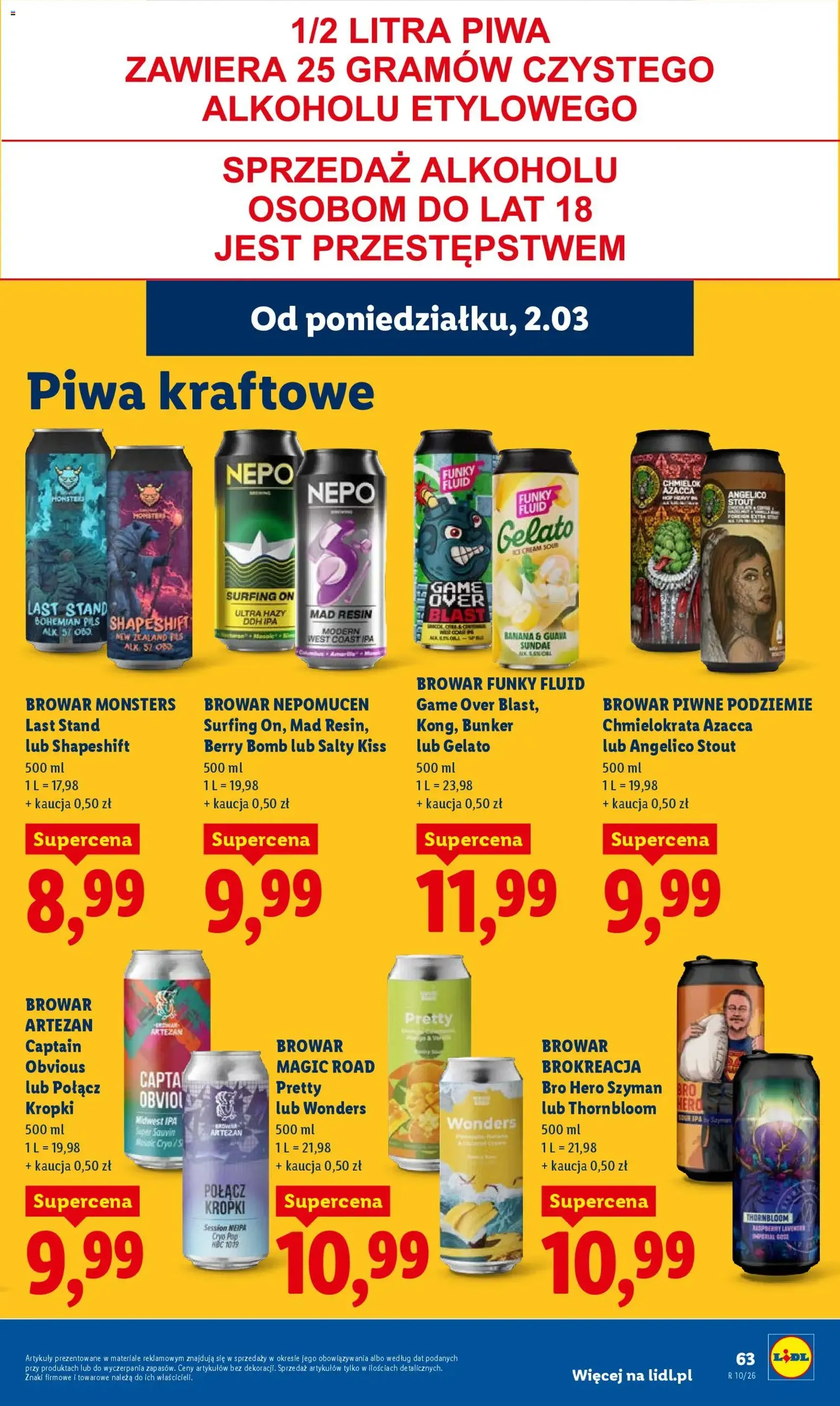 Lidl gazetka - ważny gazetka od 02.03.2026 strona 63 z 70
