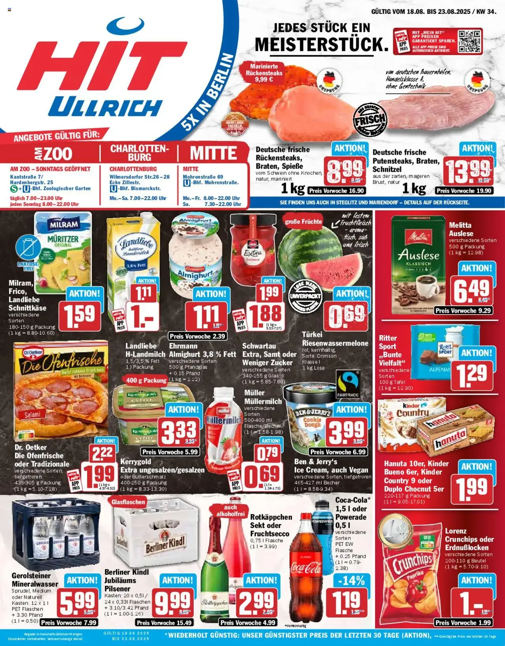 HIT Prospekt - Gültiger Prospekt ab 18.08.2025, Seite 1 von insgesamt 4