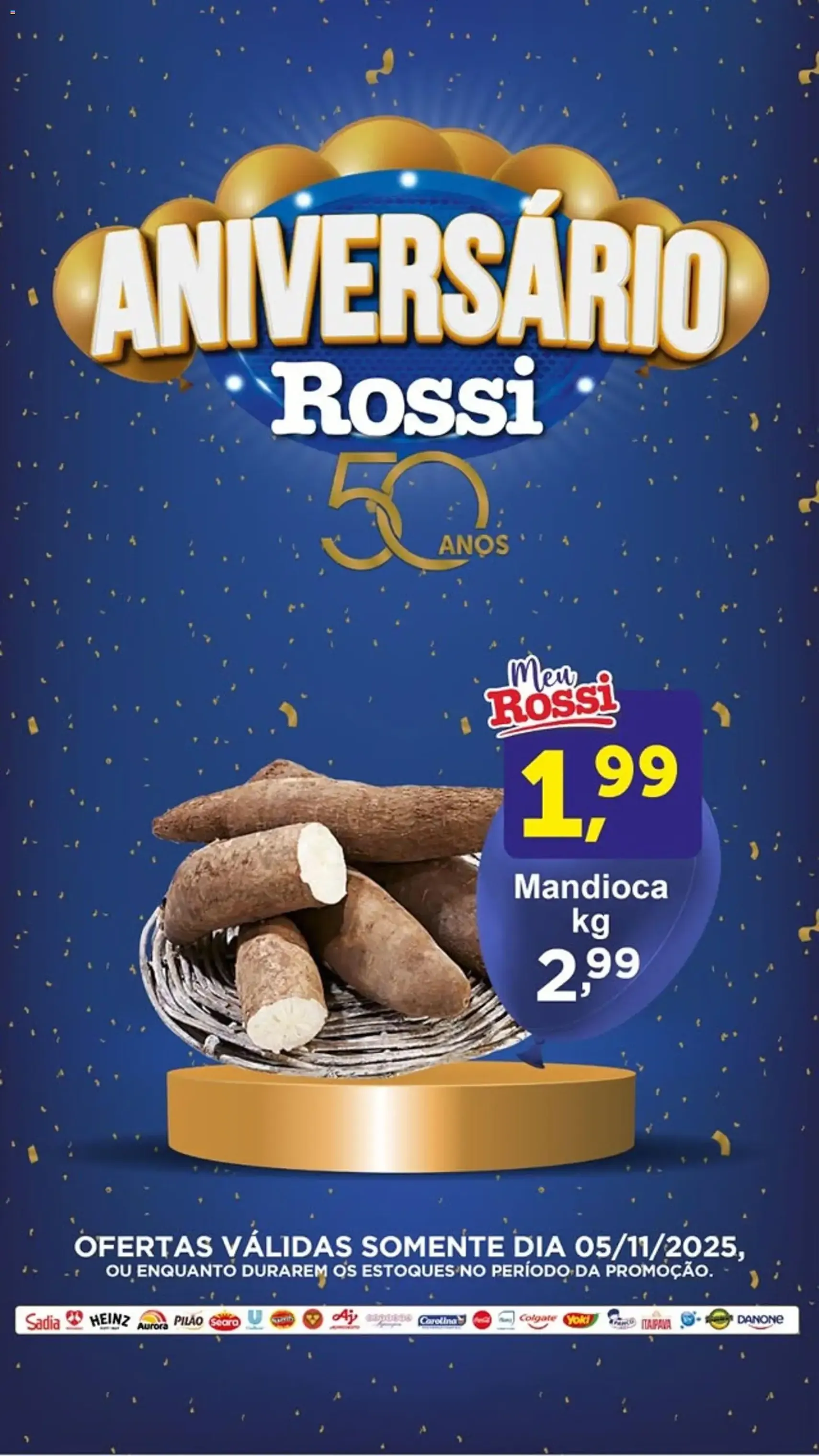 Rossi Supermercados - Ofertas do Dia - folheto válido a partir de 05/11/2025 página 1 de 4