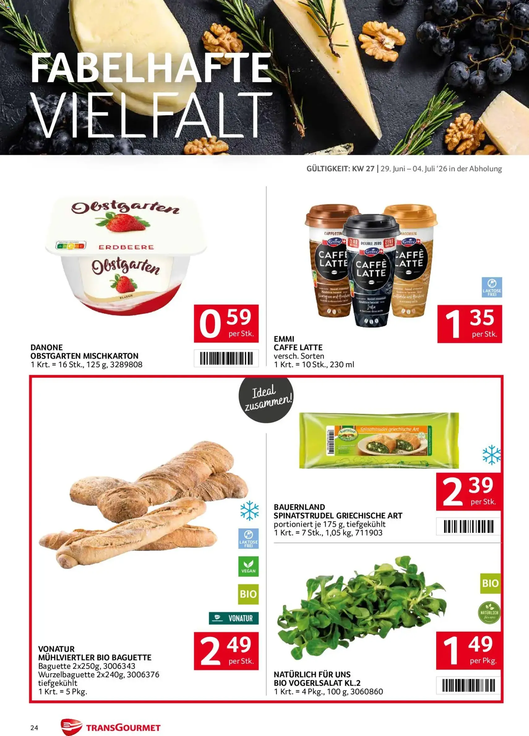 Transgourmet Flugblatt - Gültiger Prospekt ab 29.06.2026, Seite 24 von insgesamt 28