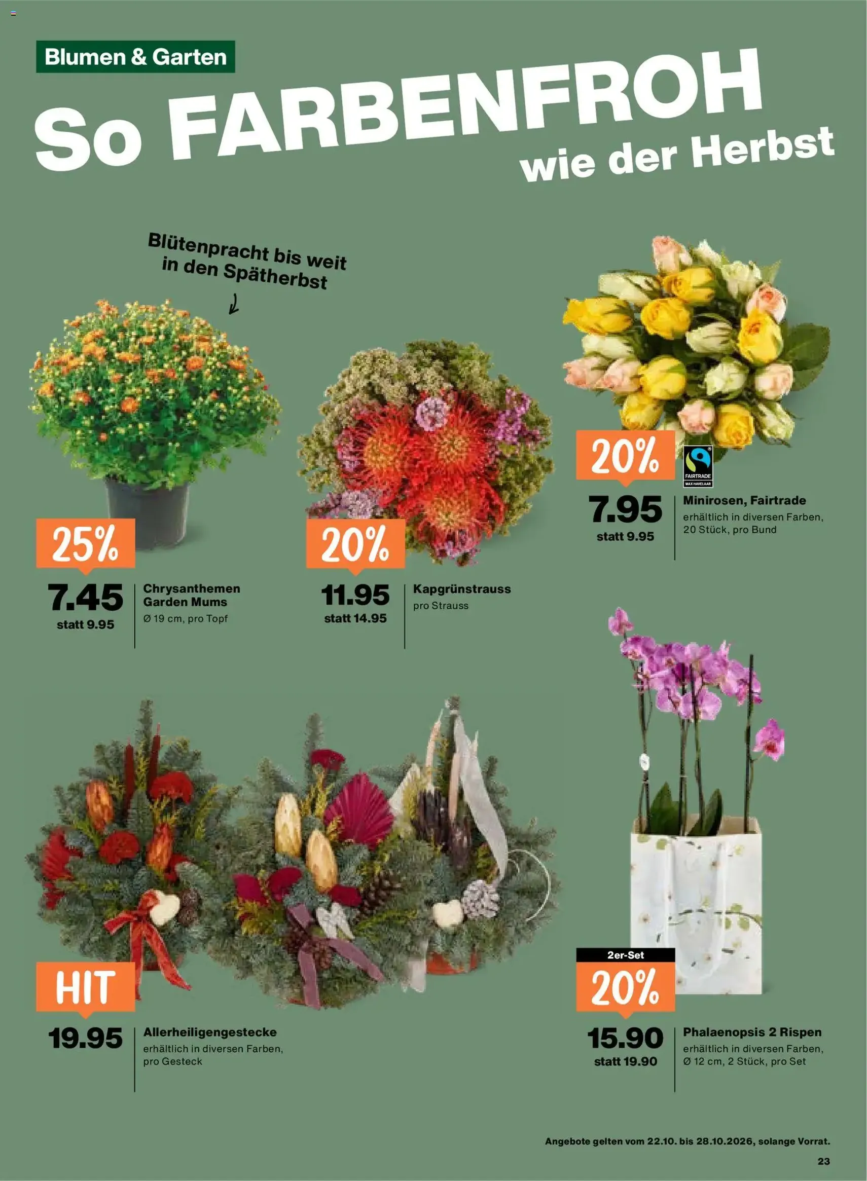 Migros aktionen - Gültiger Prospekt ab 22.10.2026, Seite 23 von insgesamt 24