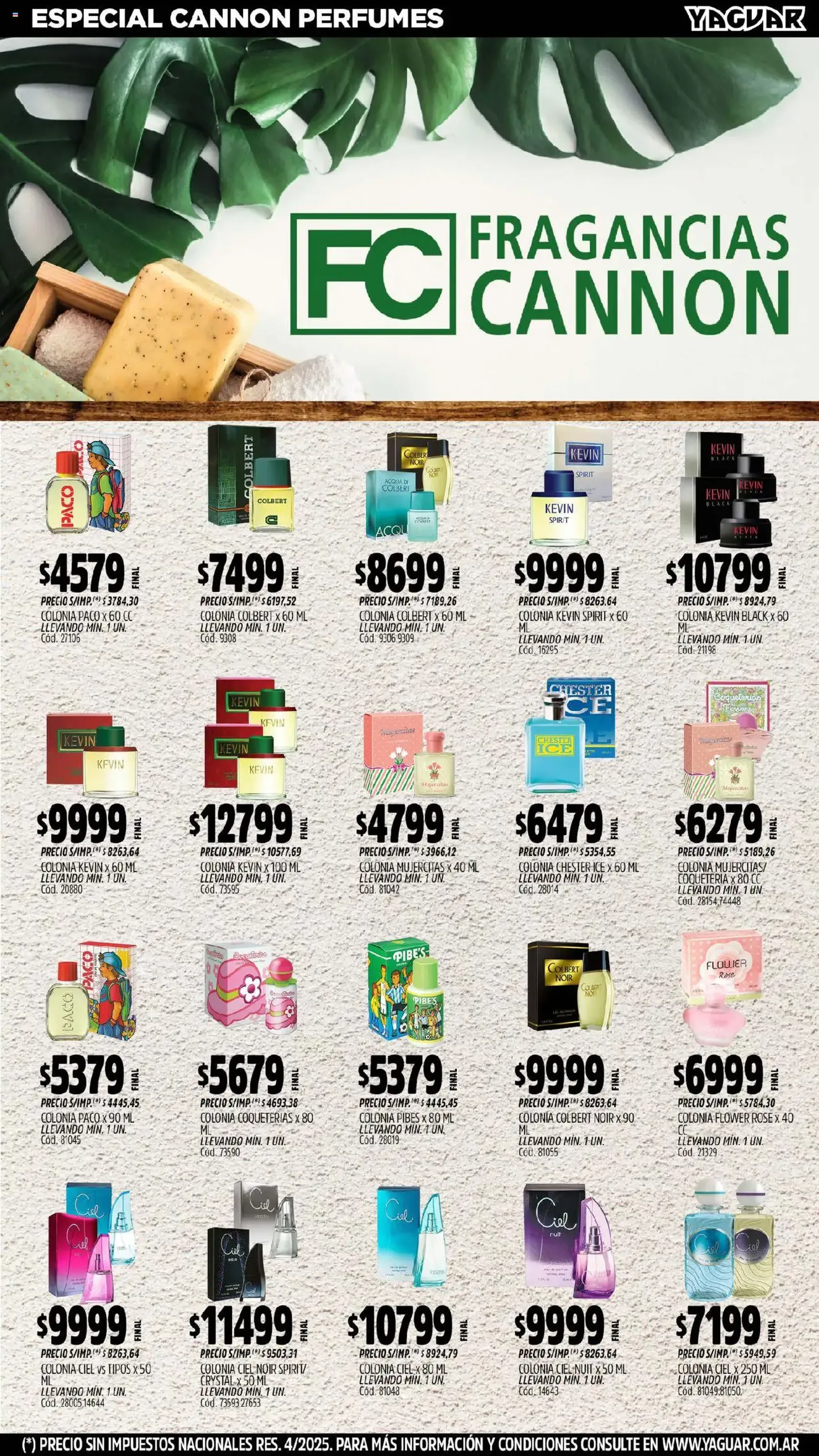 Yaguar catálogo - folleto válido desde 18/08/2025 página 26 de 31 Yaguar catálogo - folleto válido desde 18/08/2025 página 26 de 31
