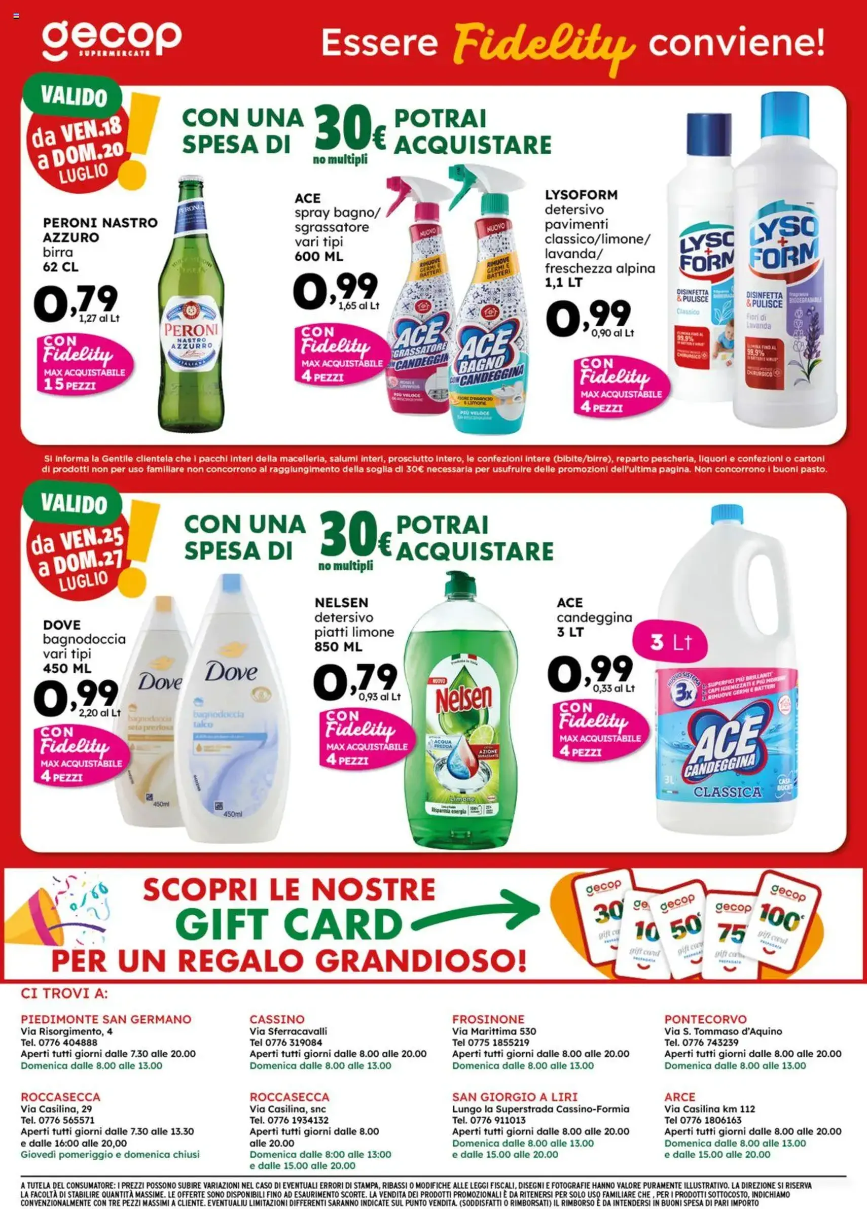 Volantino GECOP - volantino valido dal 14/07/2025 pagina 20 di 20 Volantino GECOP - volantino valido dal 14/07/2025 pagina 20 di 20