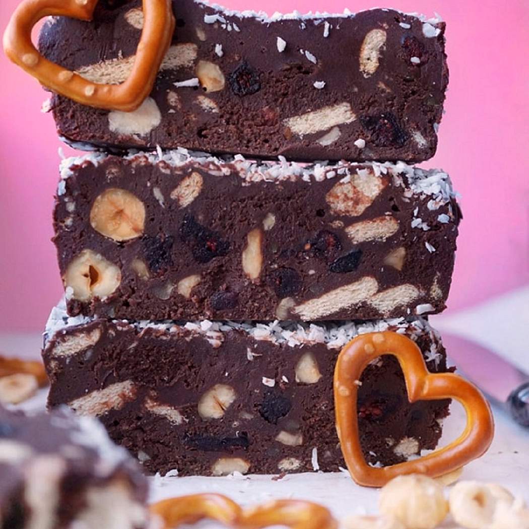 Blocco di cioccolato al latte in polvere