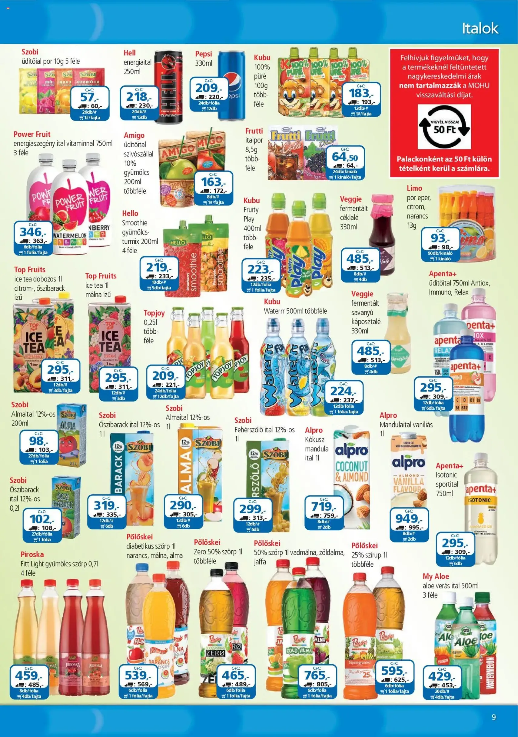 ÁRKLUB Akciós újság - 2025.12.01. érvényes szórólap 9 oldal 32 oldalból