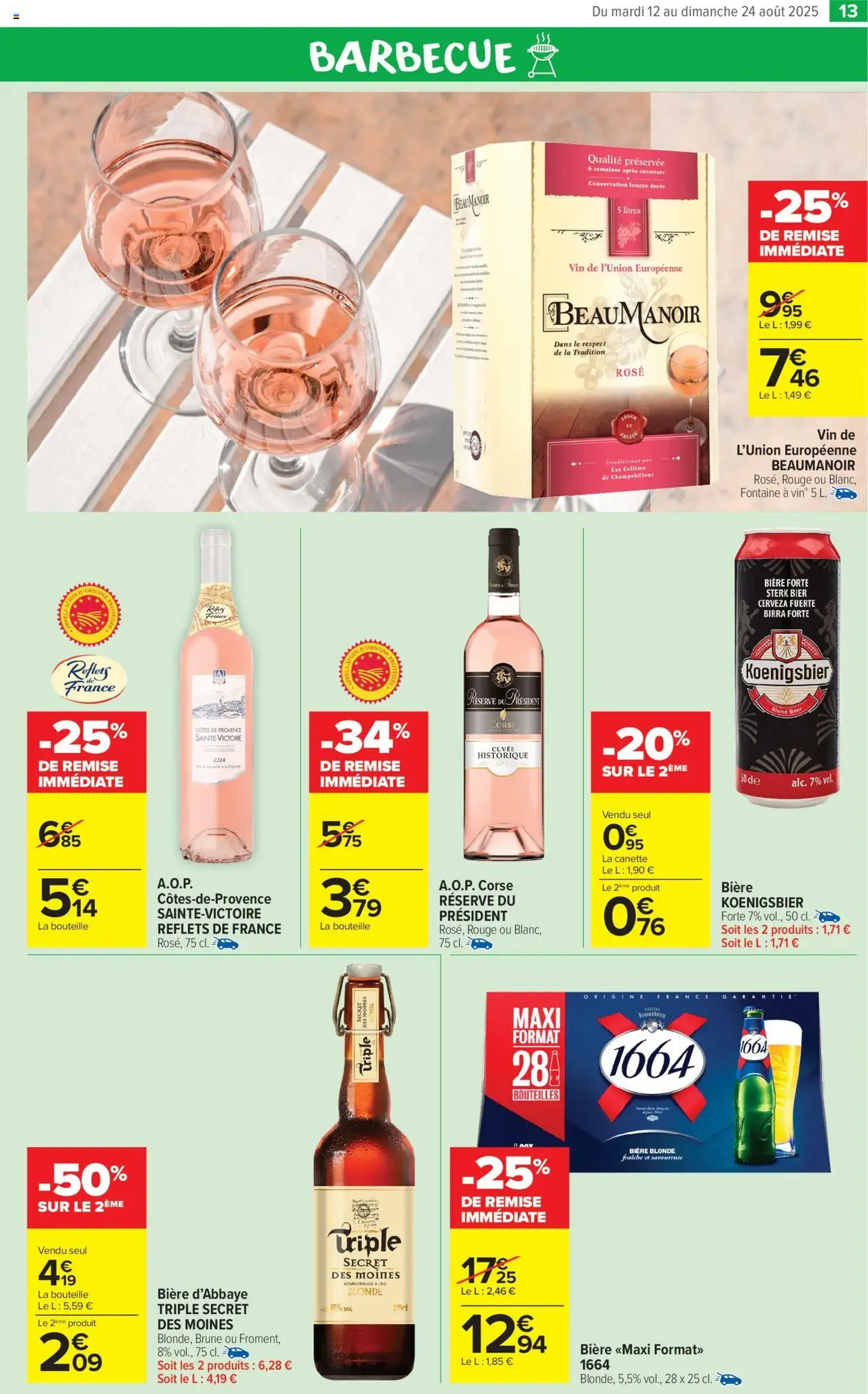 Carrefour Market catalogue semaine 33 - brochure valable à partir du 12/08/2025, page 15 sur 44