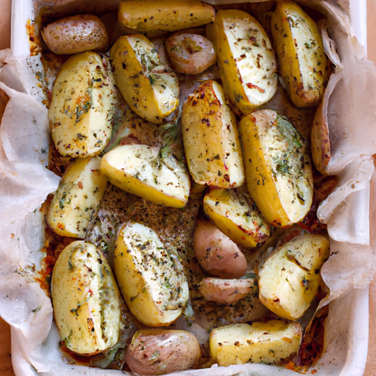 Anteprima ricetta Patate al forno con rosmarino e aglio
