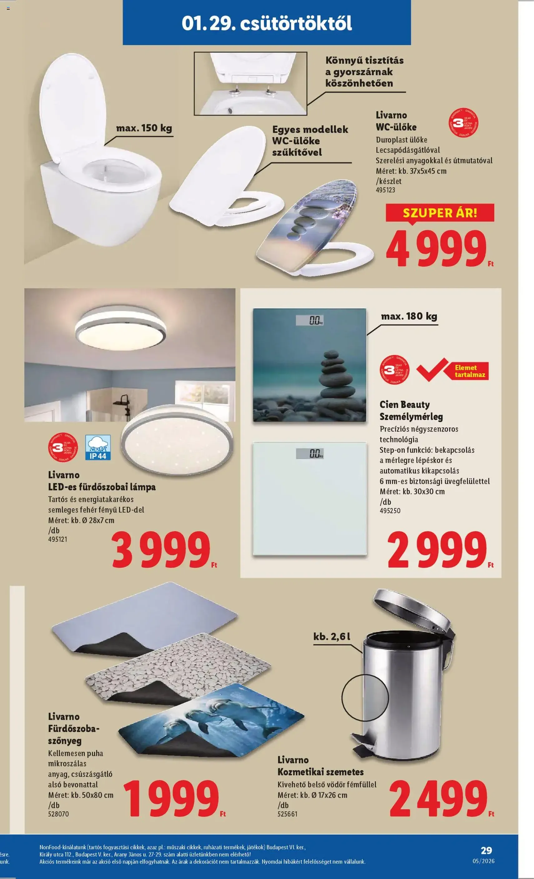 Lidl Akciós újság - 2026.01.29. érvényes szórólap 29 oldal 54 oldalból