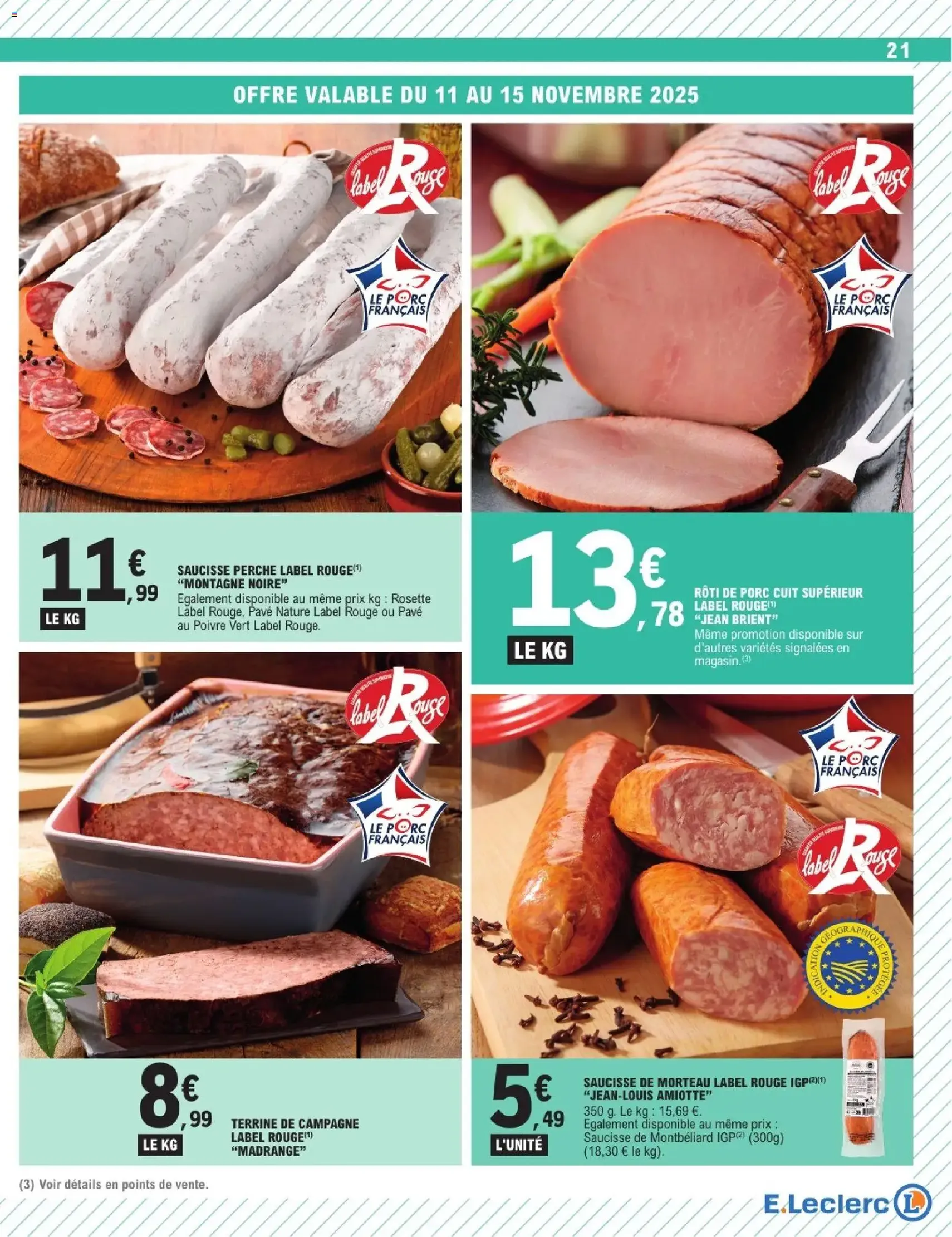 E.Leclerc catalogue semaine 46 - brochure valable à partir du 11/11/2025, page 21 sur 40