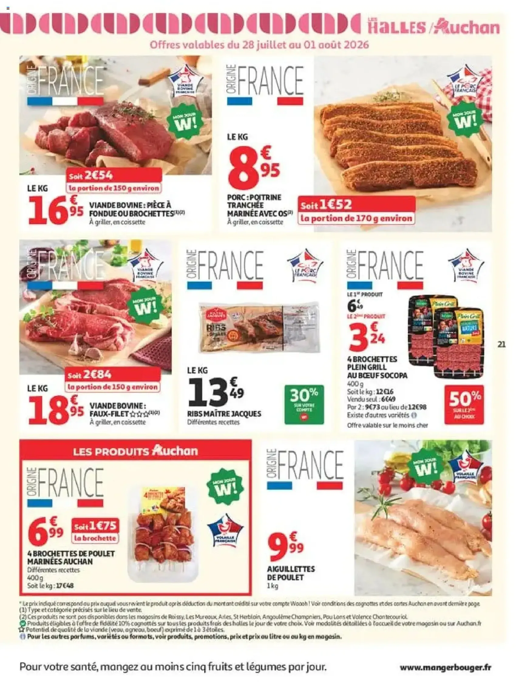Auchan prospectus - brochure valable à partir du 28/07/2026, page 21 sur 54