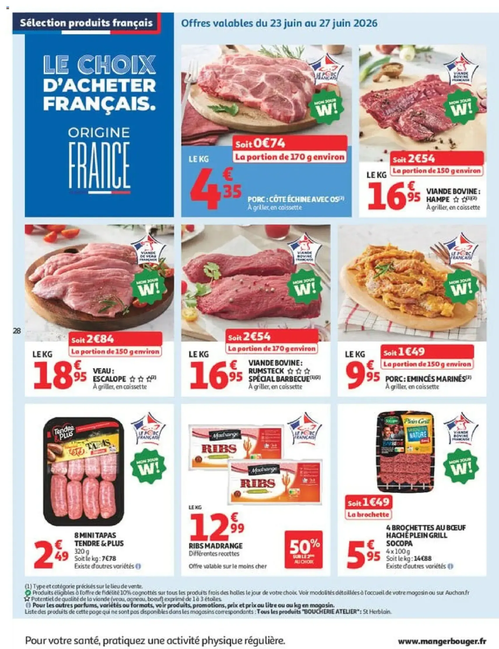 Auchan prospectus - brochure valable à partir du 23/06/2026, page 28 sur 42
