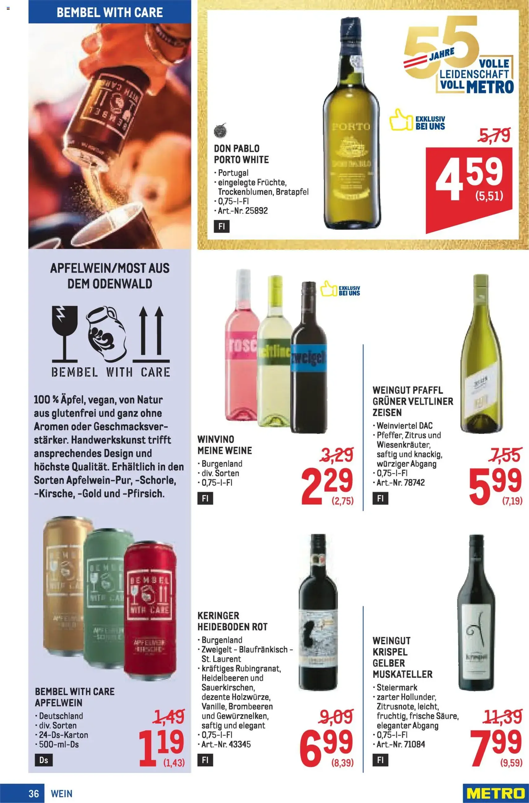 Metro angebote Profi - Gültiger Prospekt ab 05.03.2026, Seite 36 von insgesamt 72