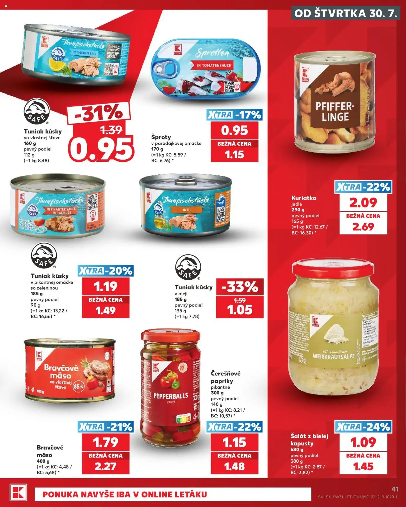 Kaufland SK akciós újság - 2026.07.30. érvényes szórólap 41 oldal 74 oldalból