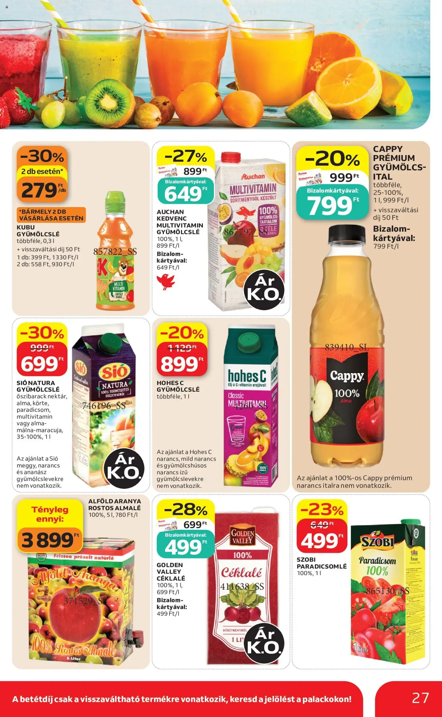 Auchan akciós újság - 2026.08.06. érvényes szórólap 27 oldal 48 oldalból