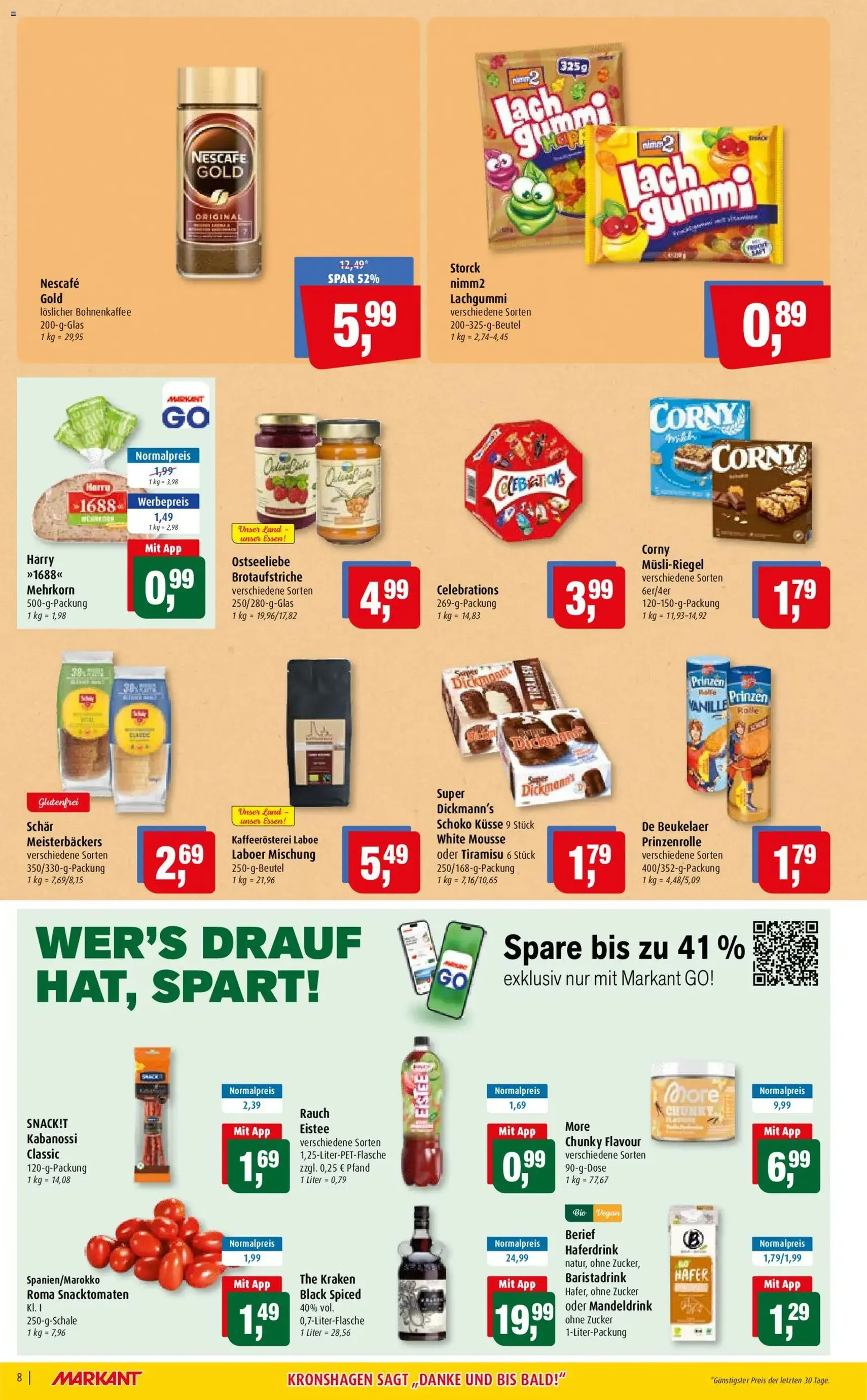 Markant Prospekt - Gültiger Prospekt ab 03.08.2026, Seite 8 von insgesamt 14