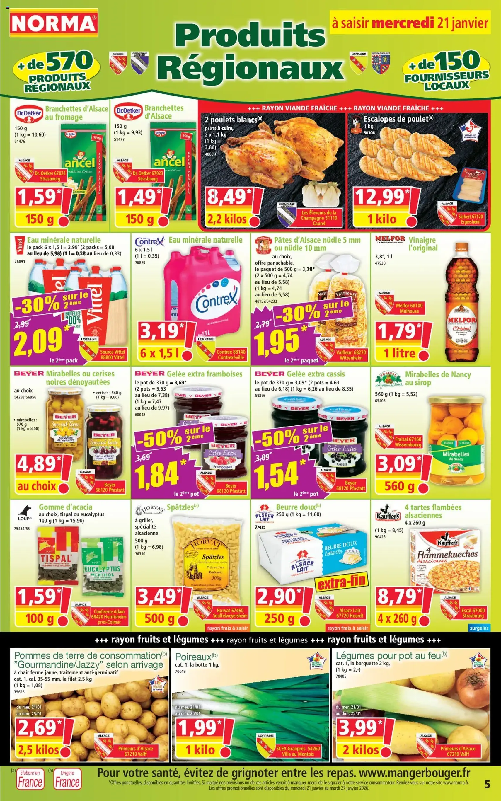 Norma catalogue - brochure valable à partir du 21/01/2026, page 5 sur 14