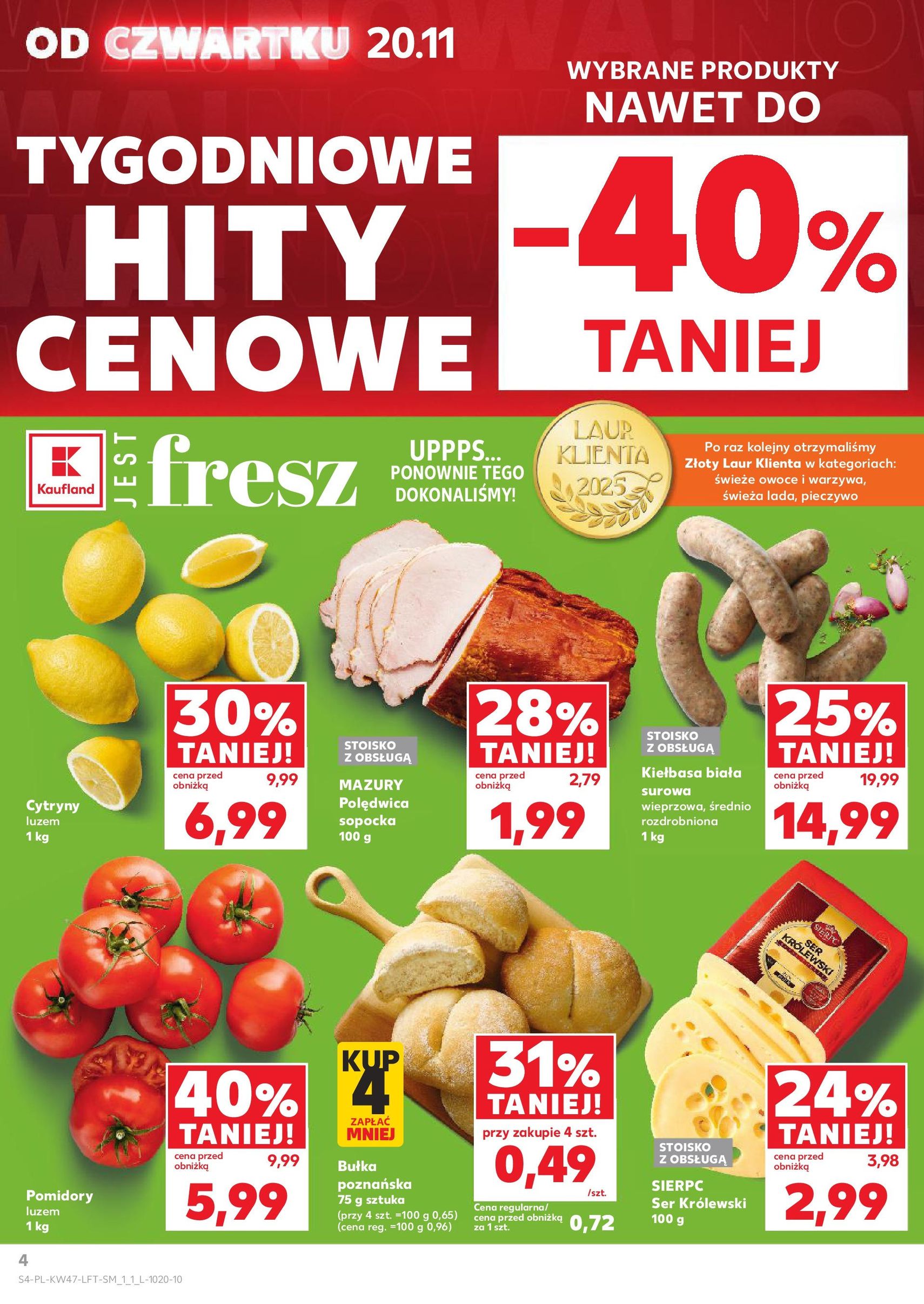 Kaufland gazetka - ważny gazetka od 20.11.2025 strona 4 z 61