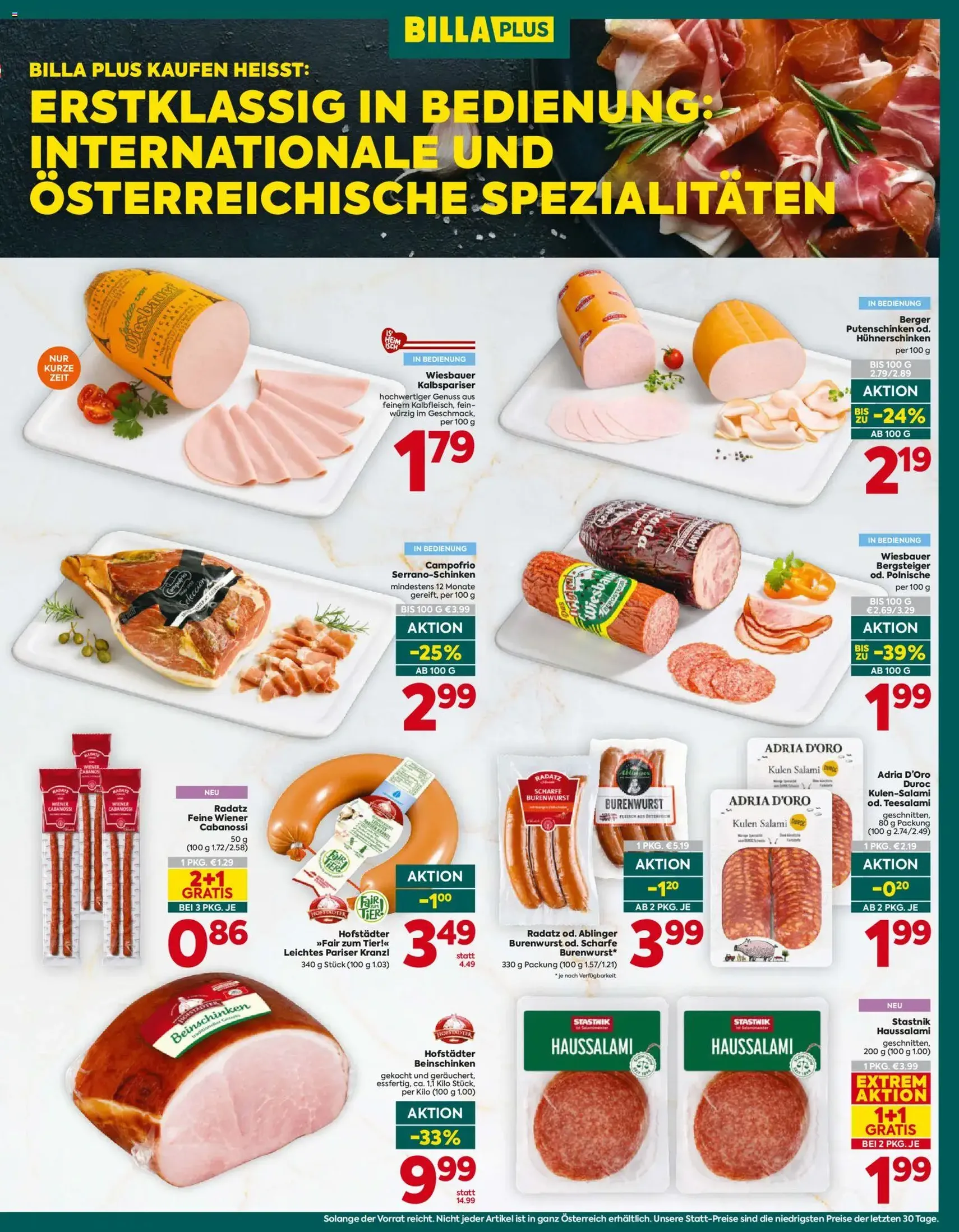Billa Plus Flugblatt - Gültiger Prospekt ab 08.10.2026, Seite 9 von insgesamt 16