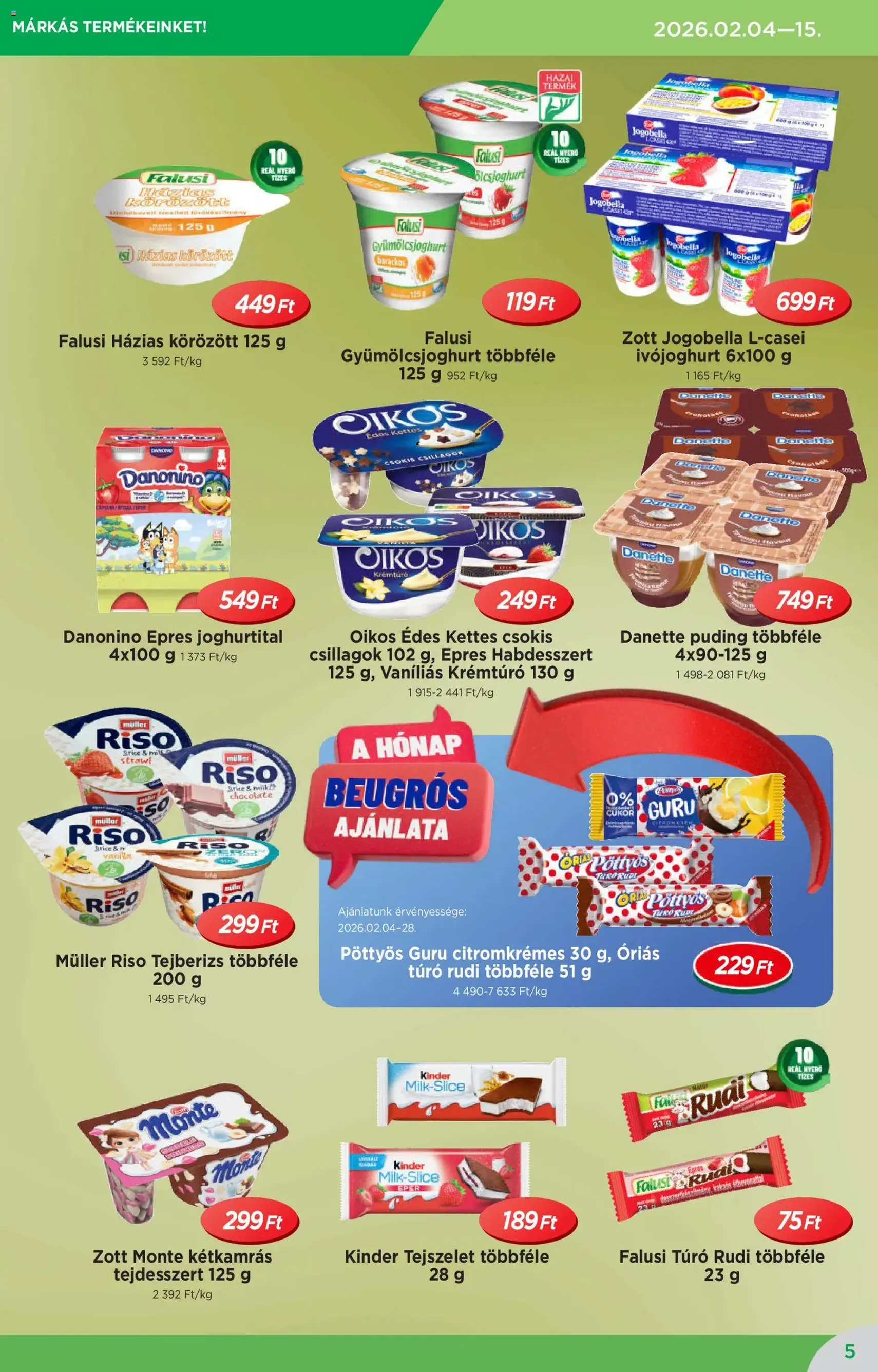 Reál Akciós újság - 2026.02.04. érvényes szórólap 5 oldal 20 oldalból