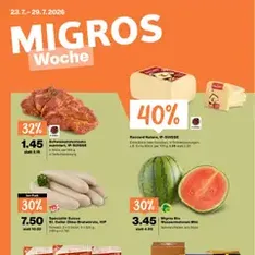 Migros aktionen - Prospekt Vorschau gültig ab 23.07.2026