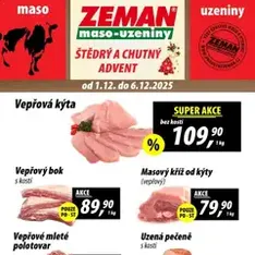 Prodejny Zeman leták - náhled letáku platný od 01.12.2025