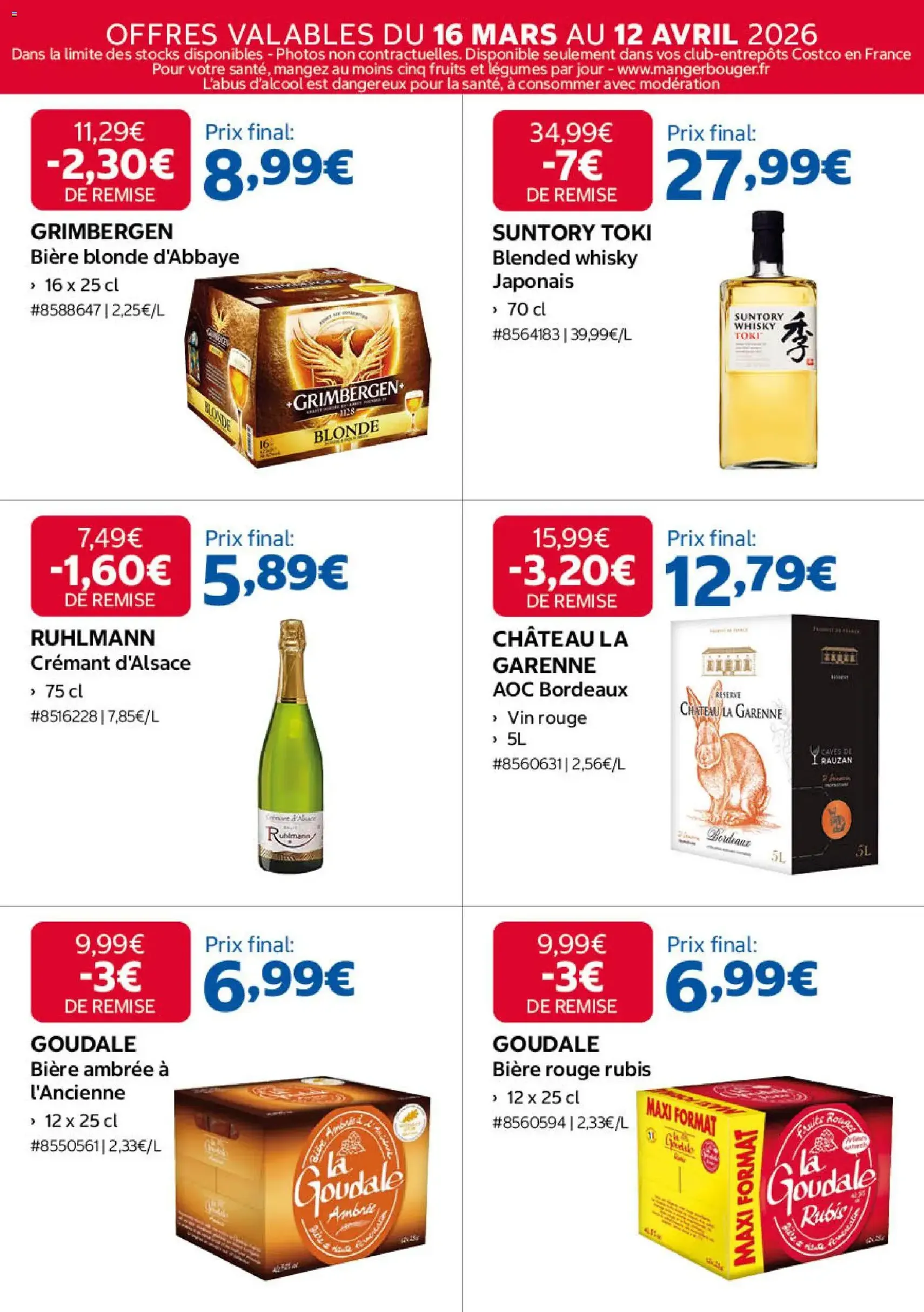 Costco catalogue - brochure valable à partir du 16/03/2026, page 6 sur 16