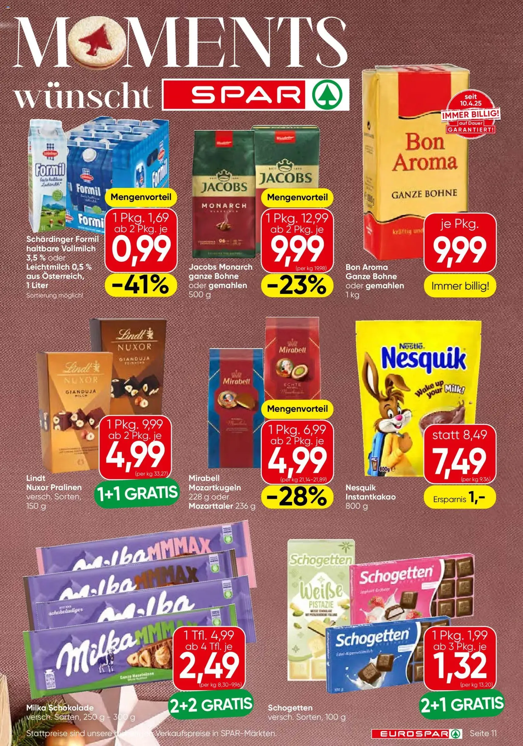 Eurospar Flugblatt - Gültiger Prospekt ab 18.12.2025, Seite 11 von insgesamt 20