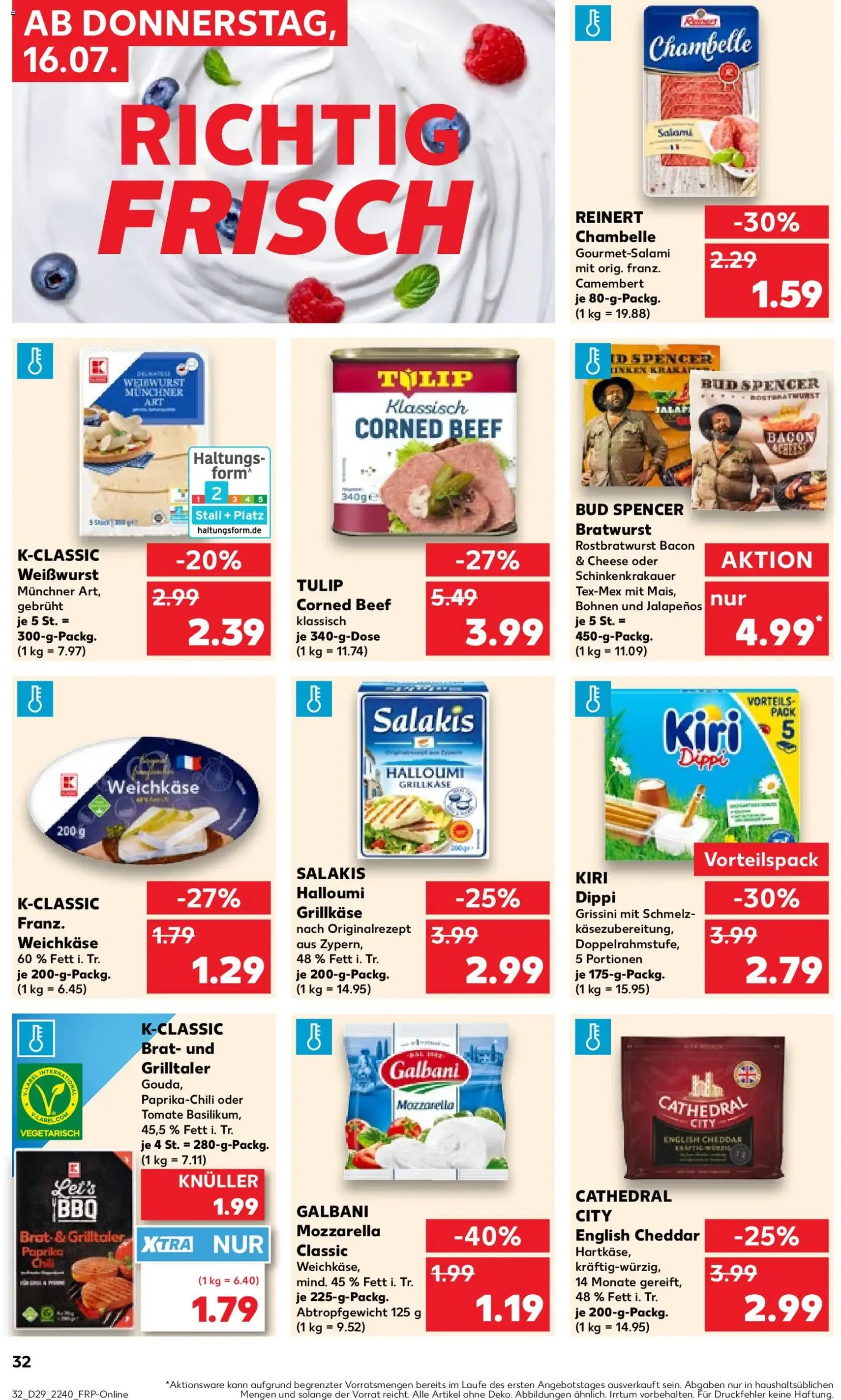 Kaufland DE -DE Folder - geldige folder vanaf 16-07-2026 pagina 32 van 56