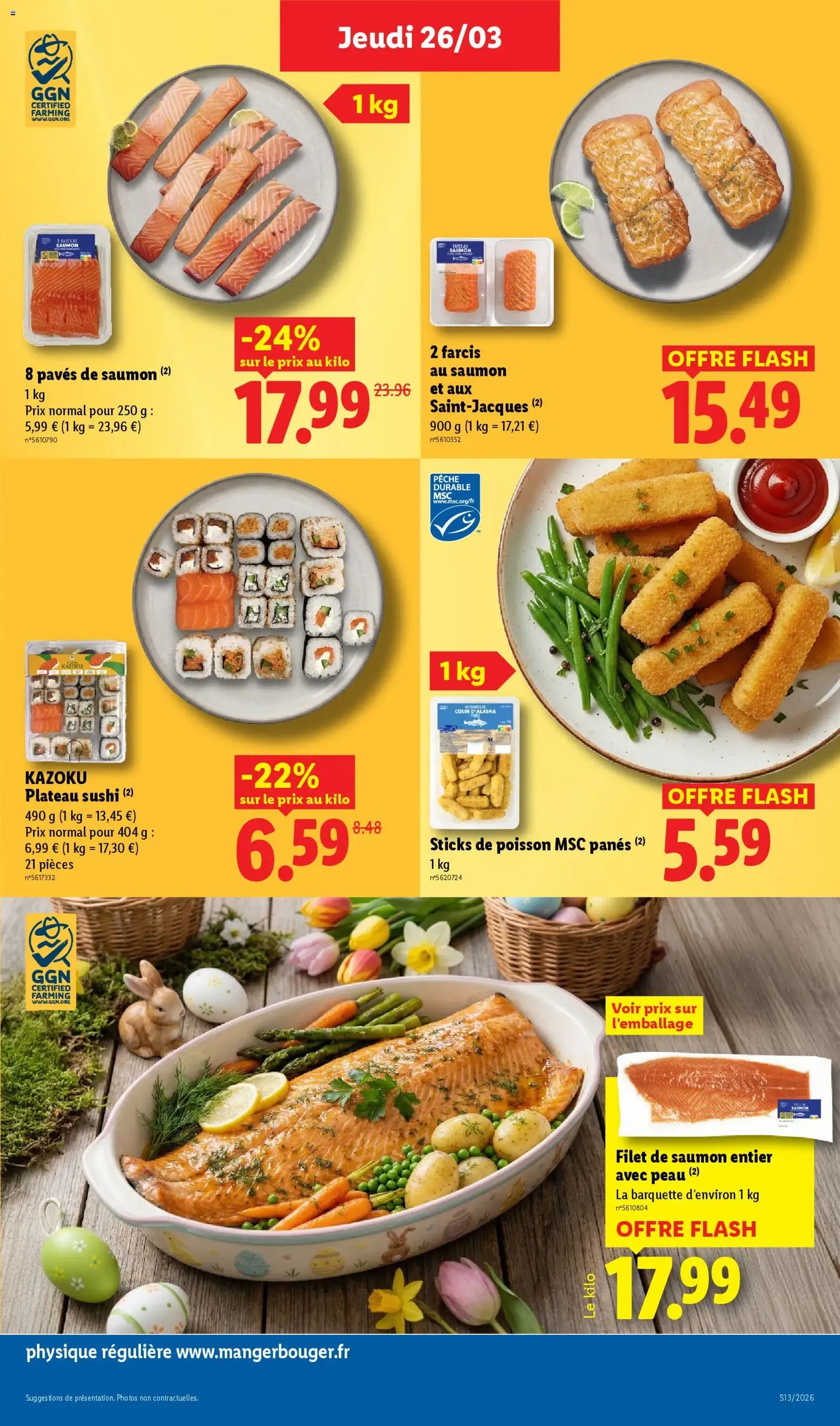 LIDL catalogue semaine 13 - brochure valable à partir du 26/03/2026, page 7 sur 76
