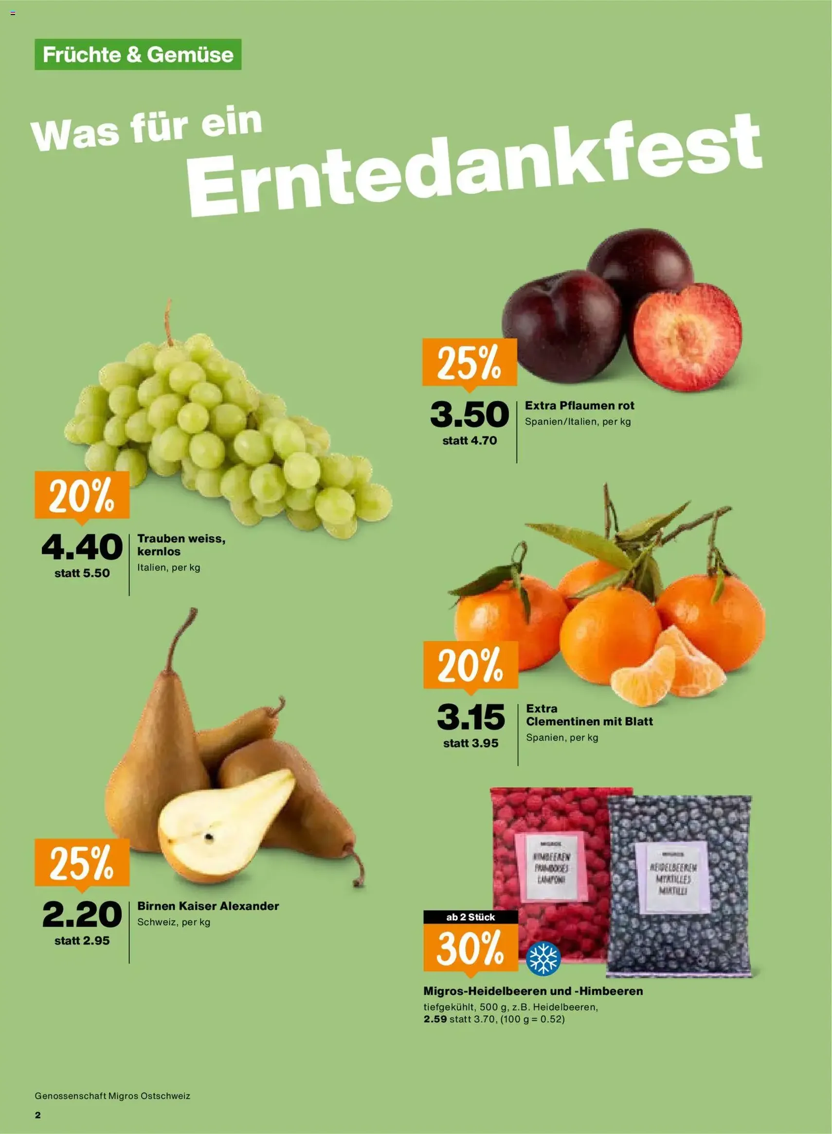 Migros aktionen - Gültiger Prospekt ab 22.10.2026, Seite 2 von insgesamt 24